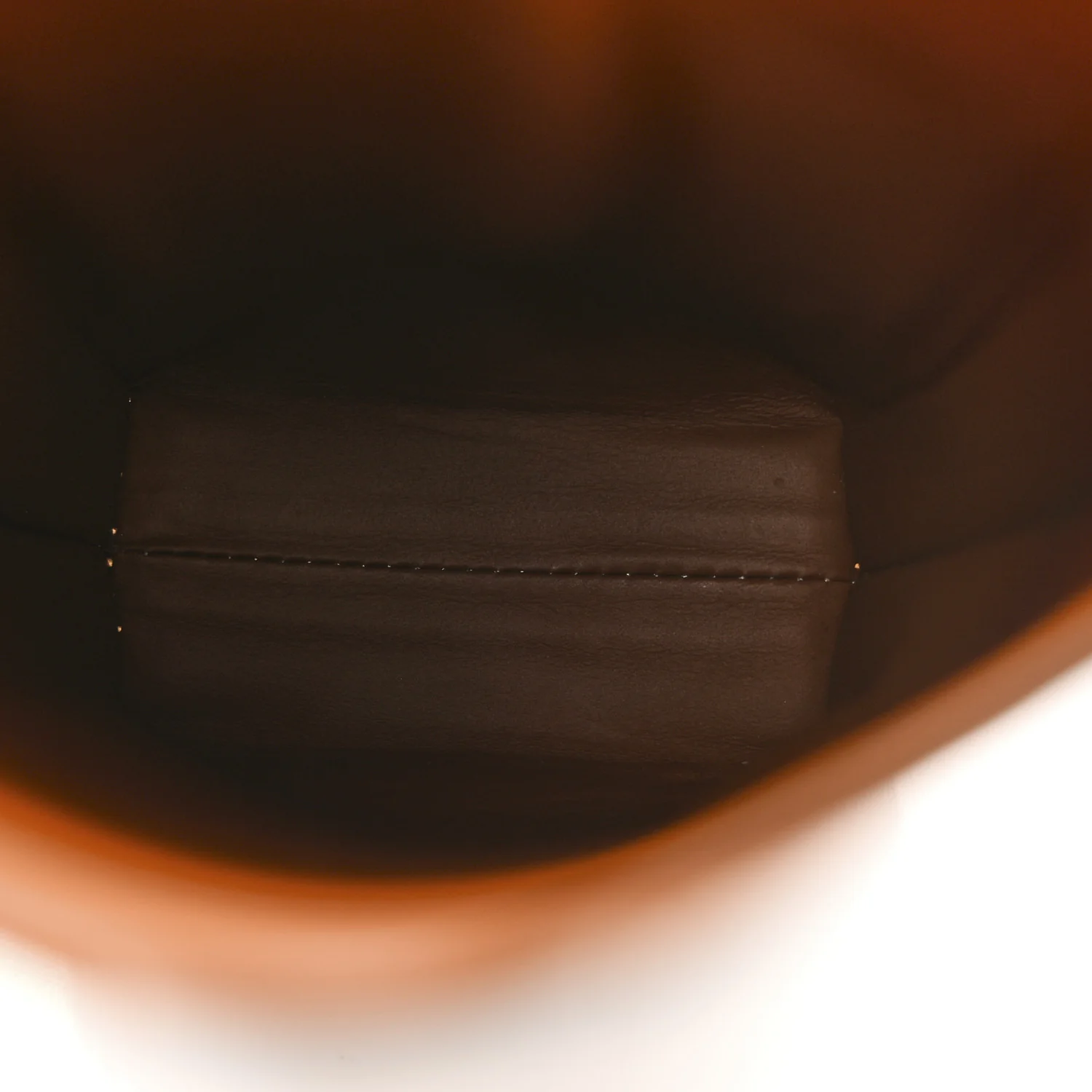 Smooth Calfskin Anagram Phone Pouch Tan - Image 5