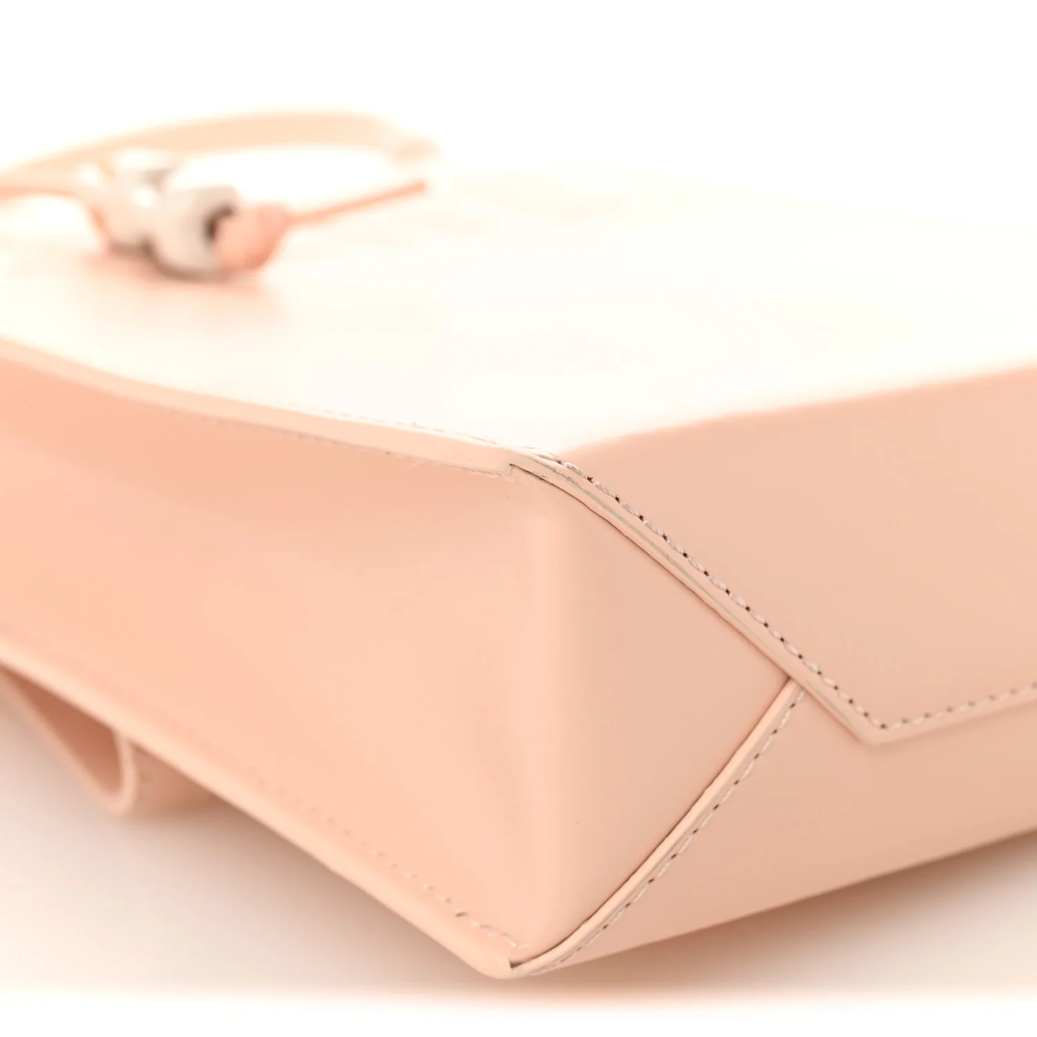 Smooth Calfskin Logo Small A5 Tote Pink - Image 8