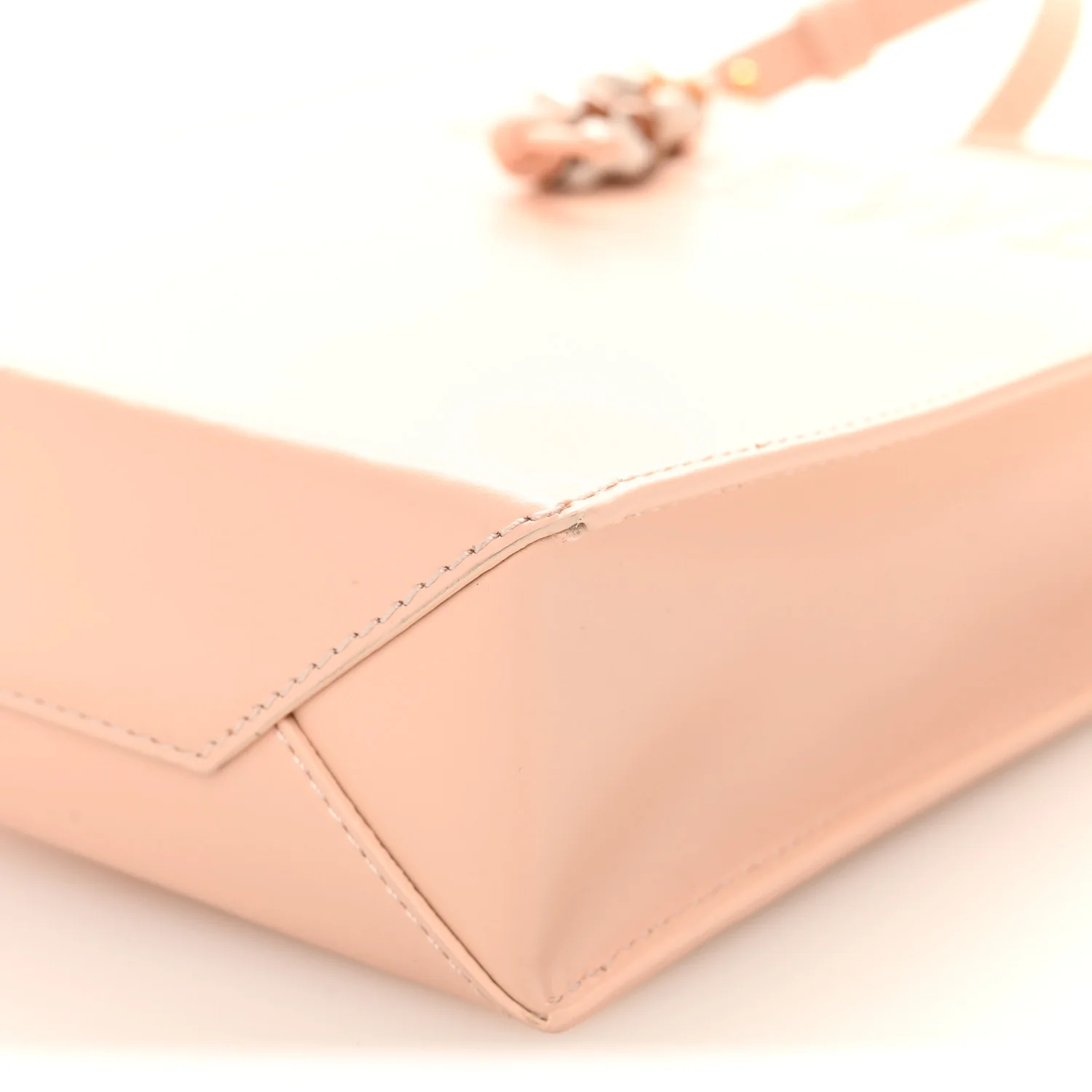 Smooth Calfskin Logo Small A5 Tote Pink - Image 9
