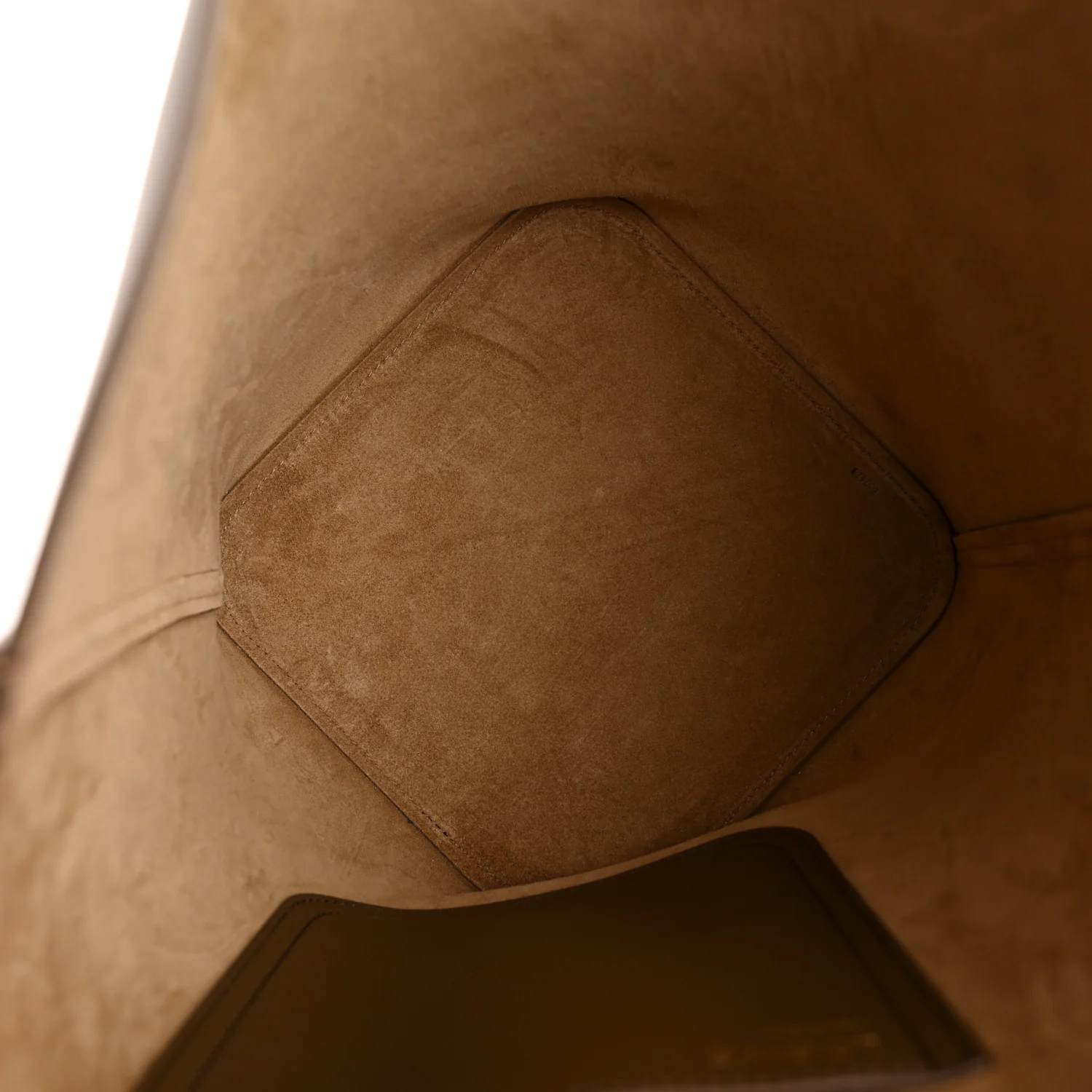 Smooth Calfskin Medium Pebble Bucket Bag Oak - Image 5