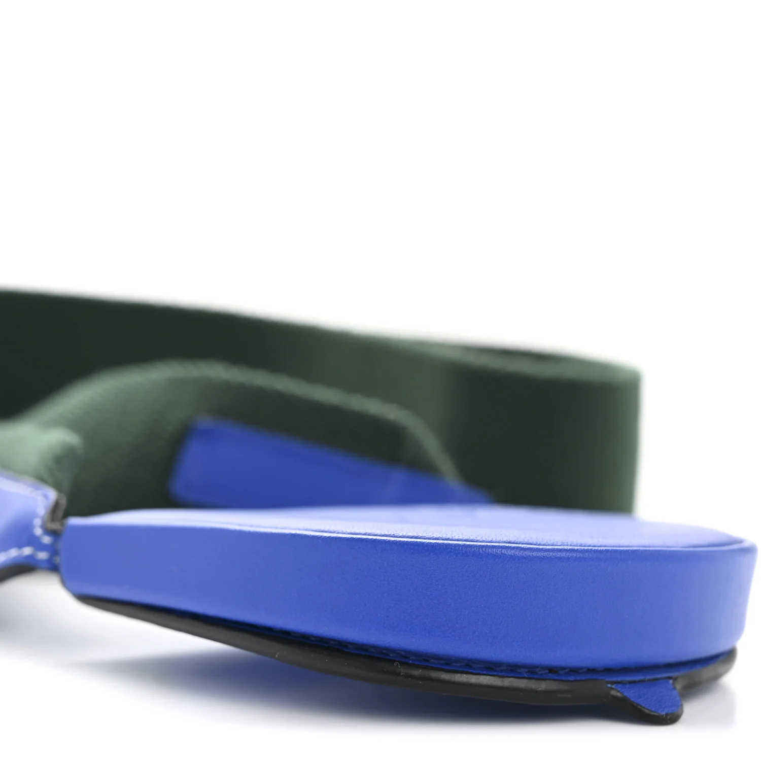 Smooth Calfskin Mini Heel Crossbody Bag Electric Blue Green - Image 9