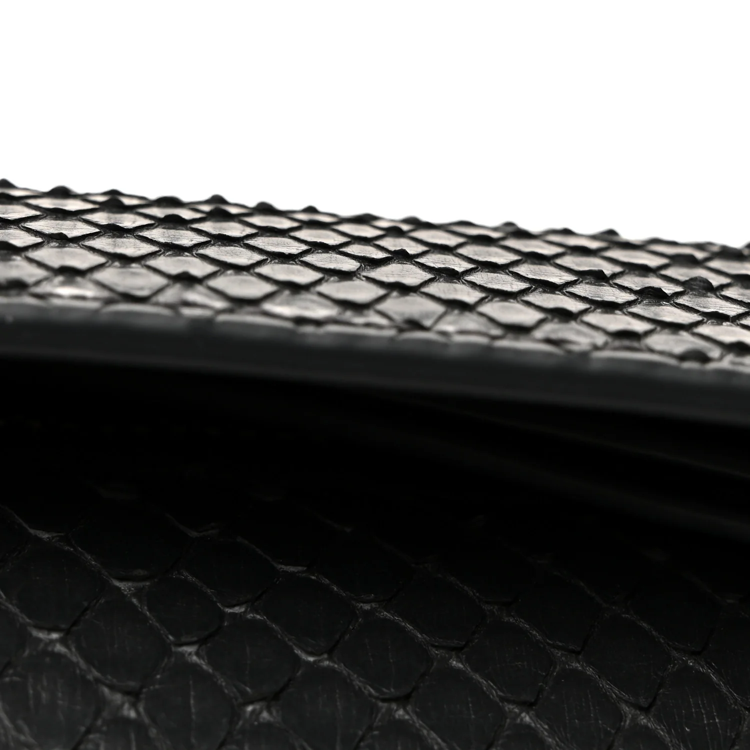 Snakeskin Mini Puzzle Bag Dark Grey - Image 10