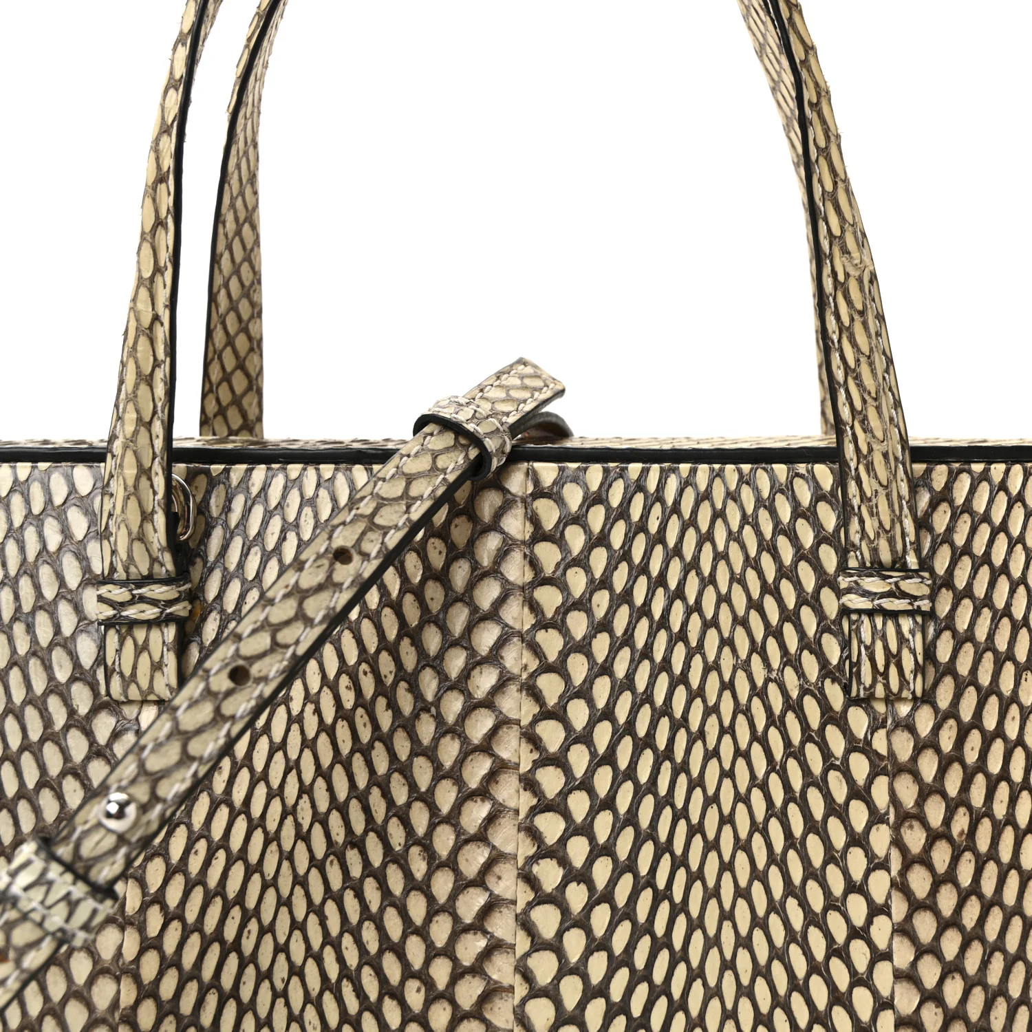 Snakeskin Postal Bag Beige Multicolor - Image 7