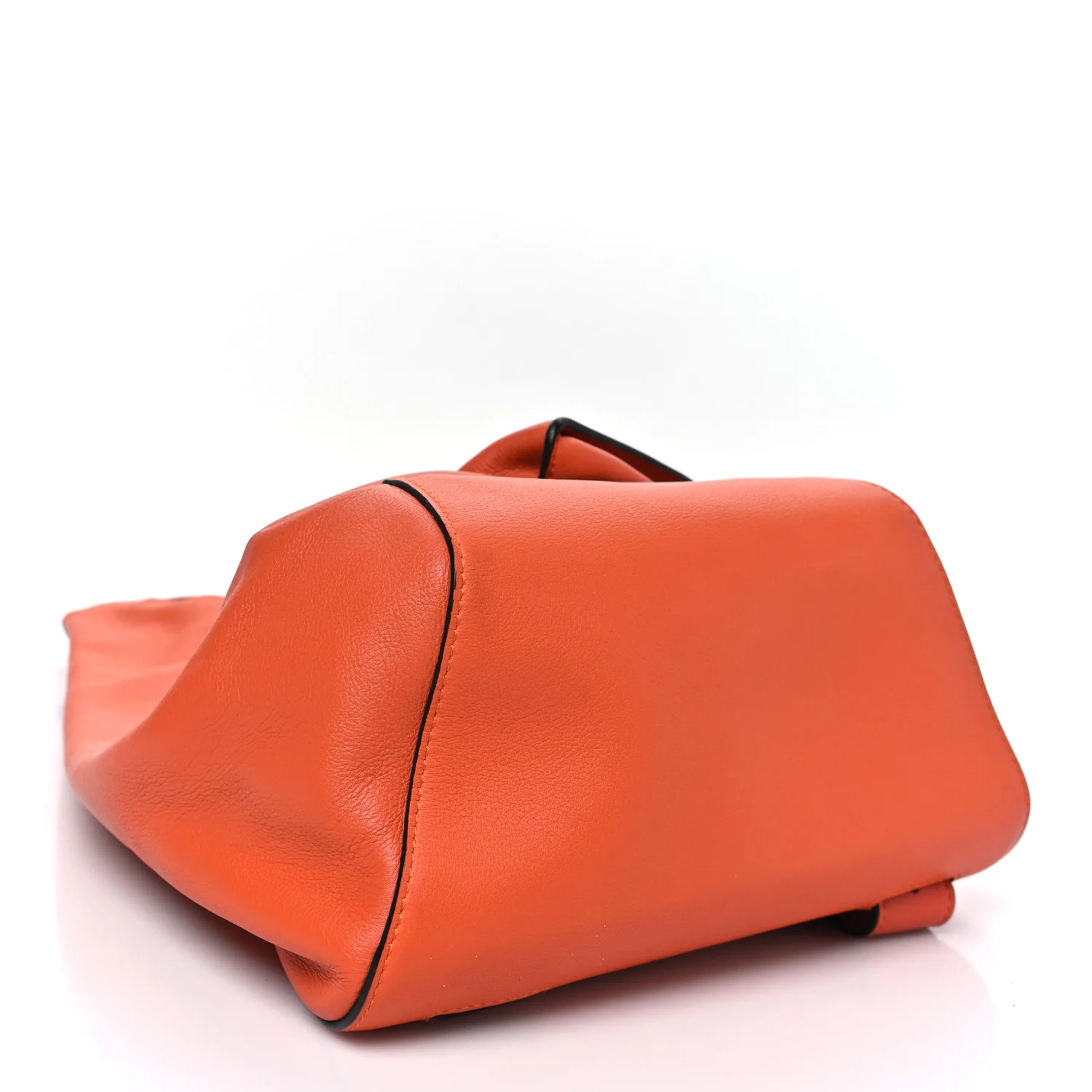 Soft Grained Calfskin Anton Sling Pumpkin - Image 4