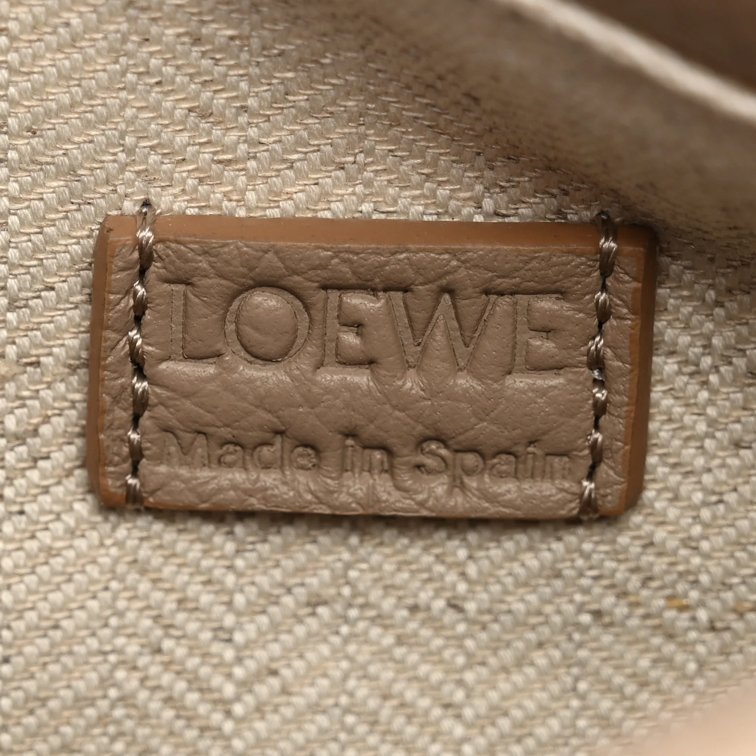 Soft Grained Calfskin Mini Puzzle Edge Bag Sand - Image 7