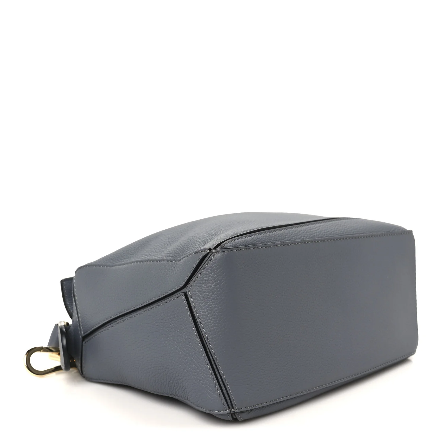 Soft Grained Calfskin Small Puzzle Bag Pearl Grey - Image 4