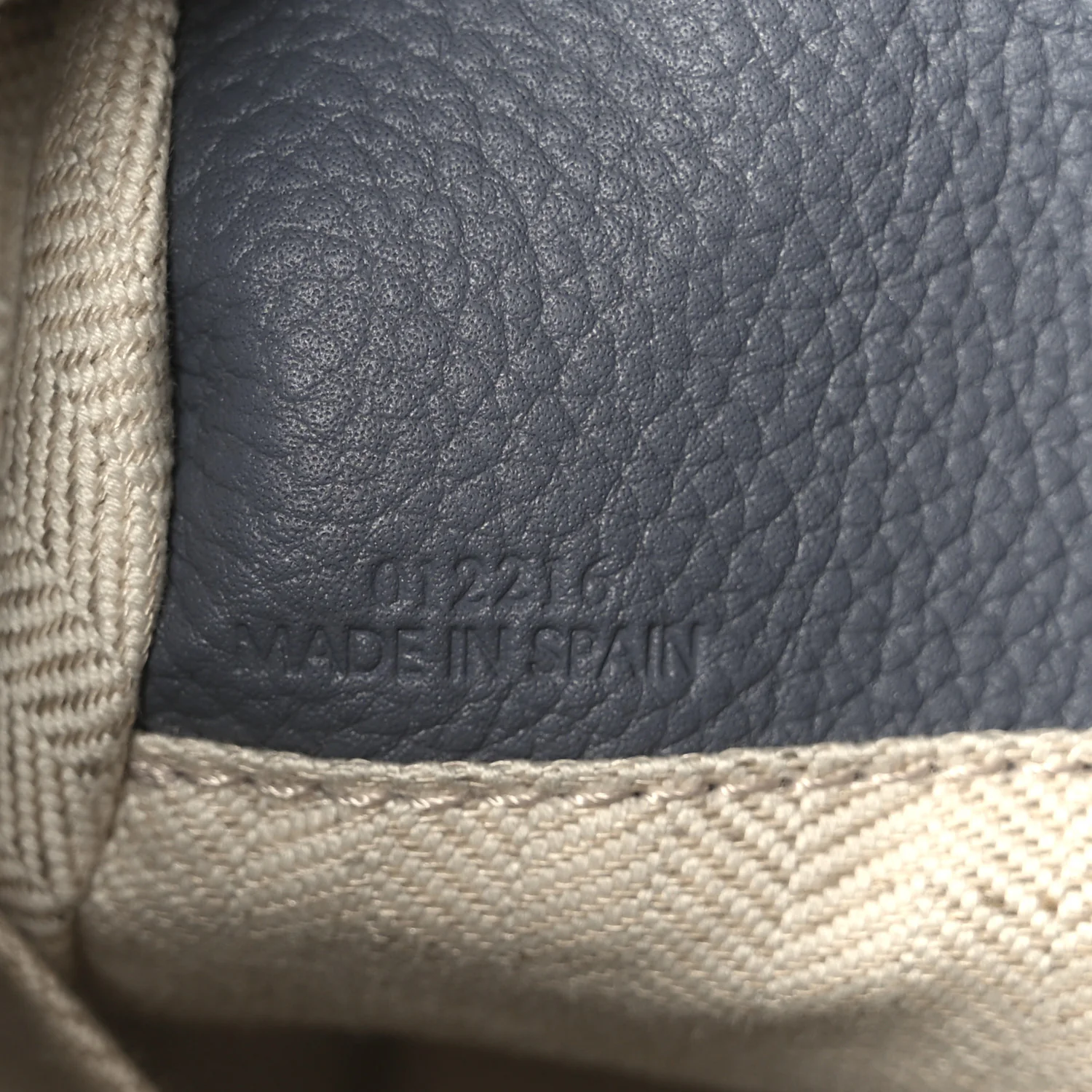 Soft Grained Calfskin Small Puzzle Bag Pearl Grey - Image 7