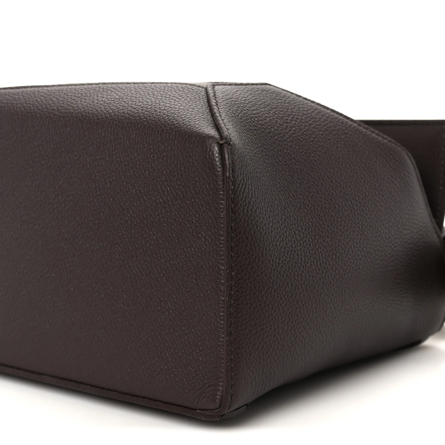 Soft Grained Calfskin Small Puzzle Edge Bag Dark Chestnut - Image 10