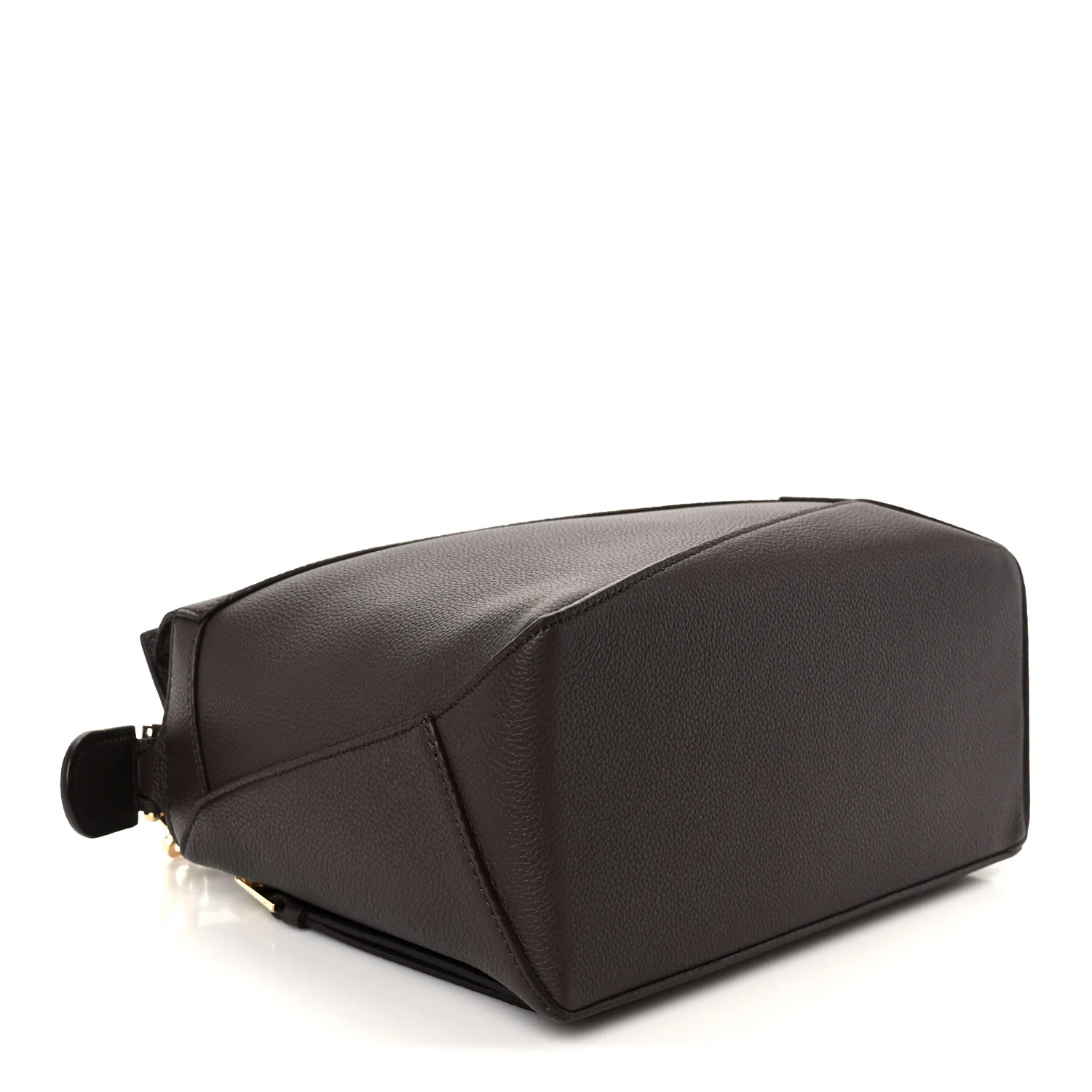 Soft Grained Calfskin Small Puzzle Edge Bag Dark Chestnut - Image 4