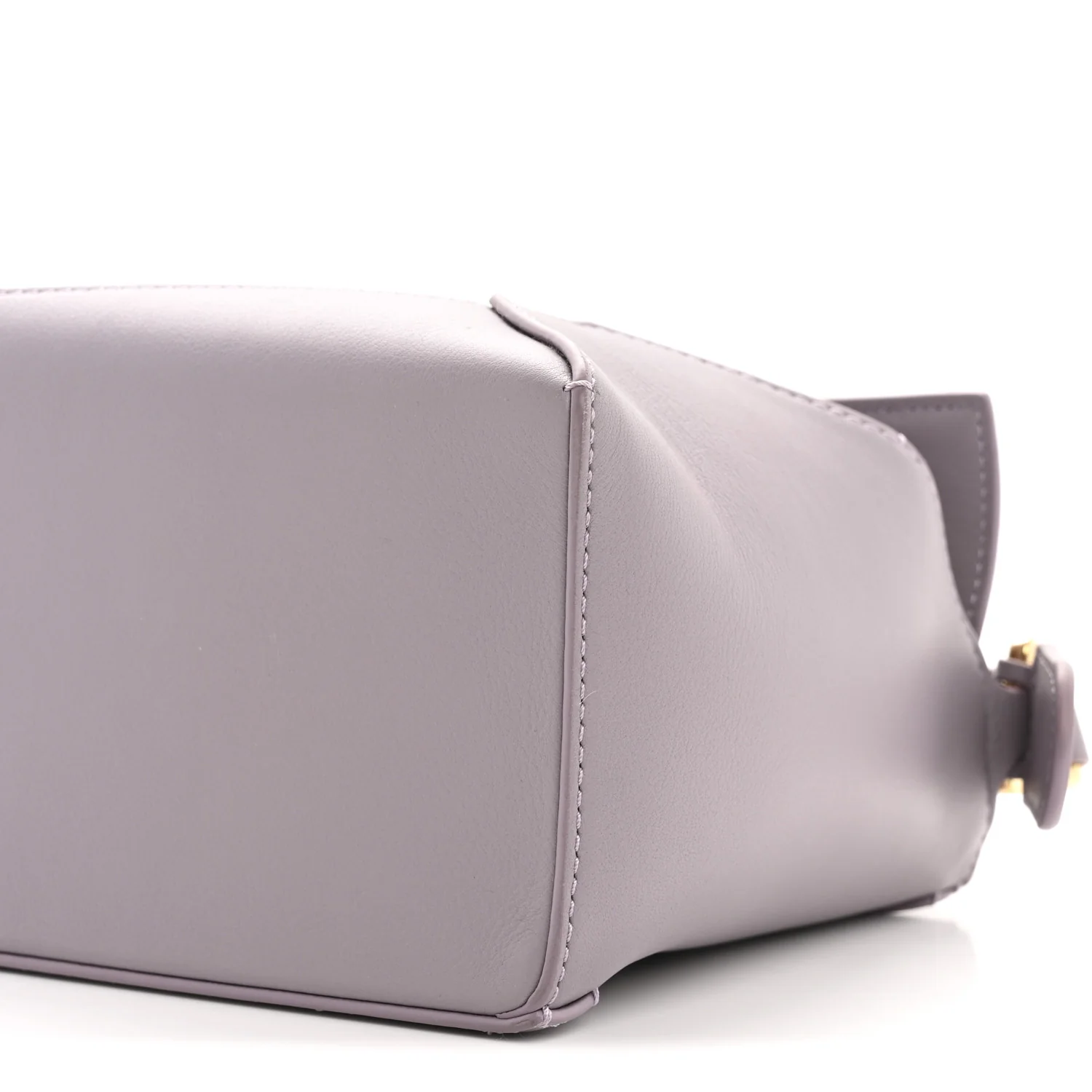 Soft Grained Calfskin Small Puzzle Edge Bag Pale Aubergine Glaze - Image 10