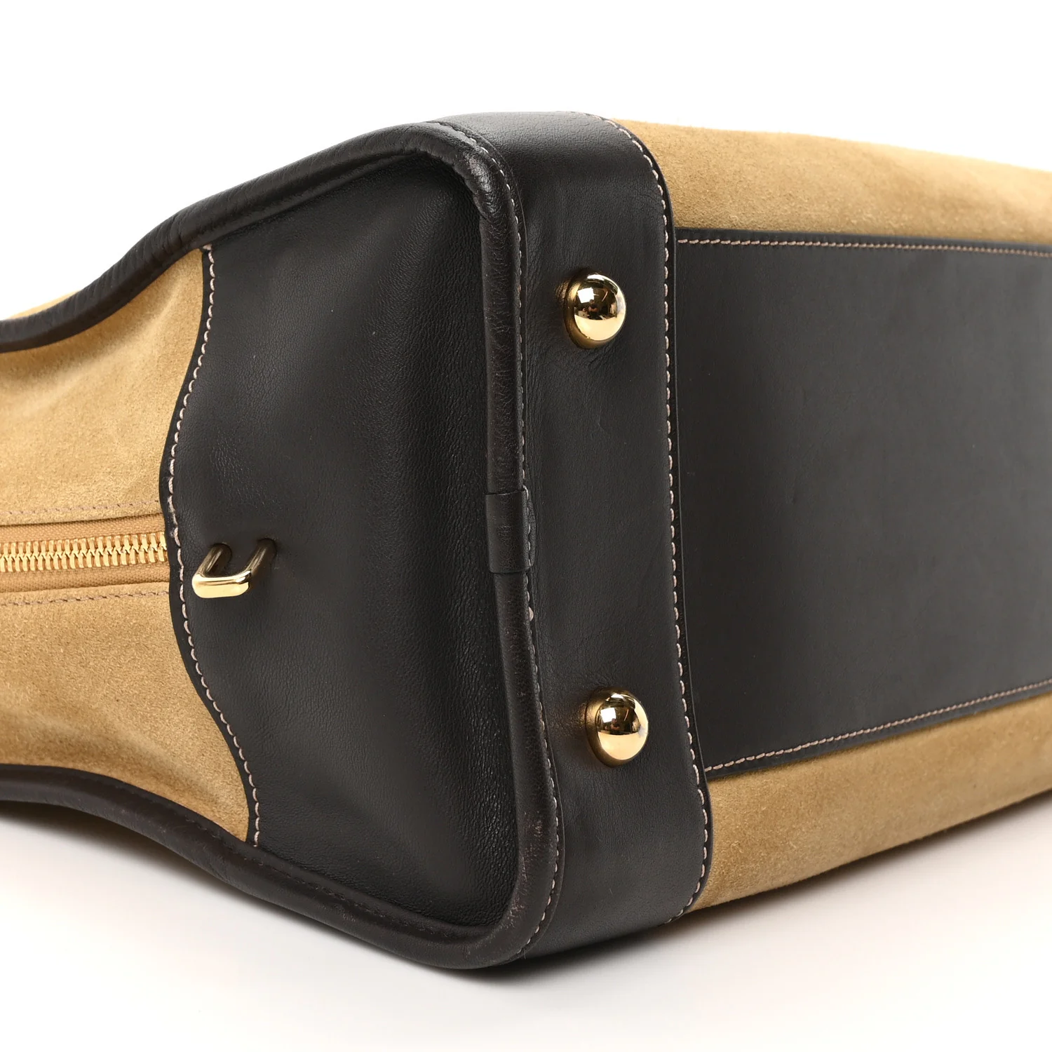 Suede Calfskin Amazona 36 Gold Brown - Image 8