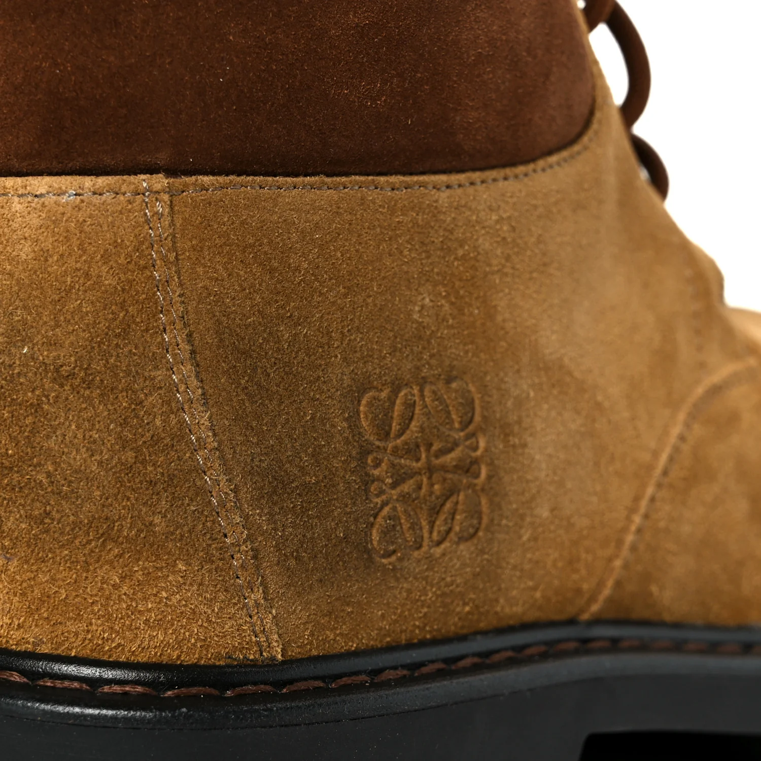Suede Mens Sierra Combat Boots 41 Tobacco Brown - Image 7