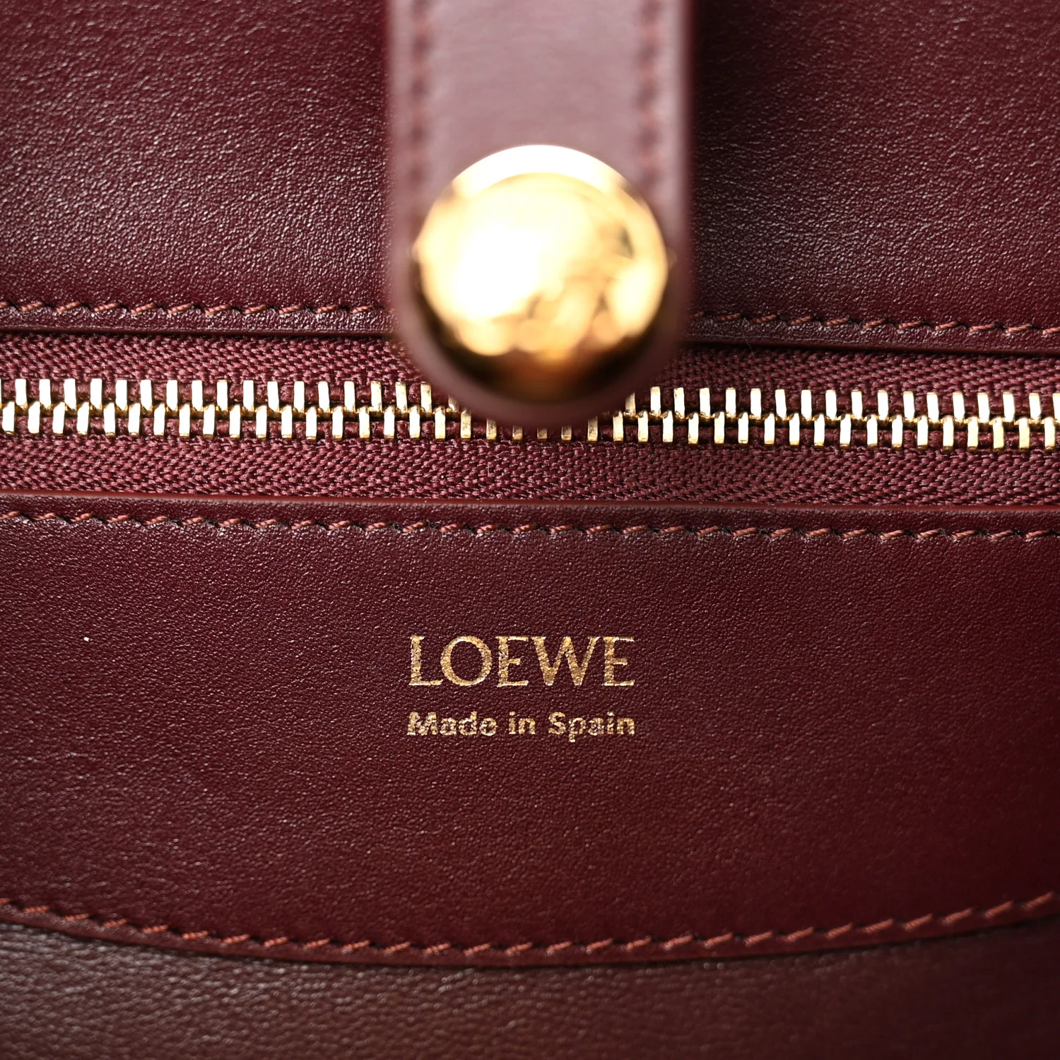 Supple Calfskin Small Madrid Bag Dark Burgundy - Image 6