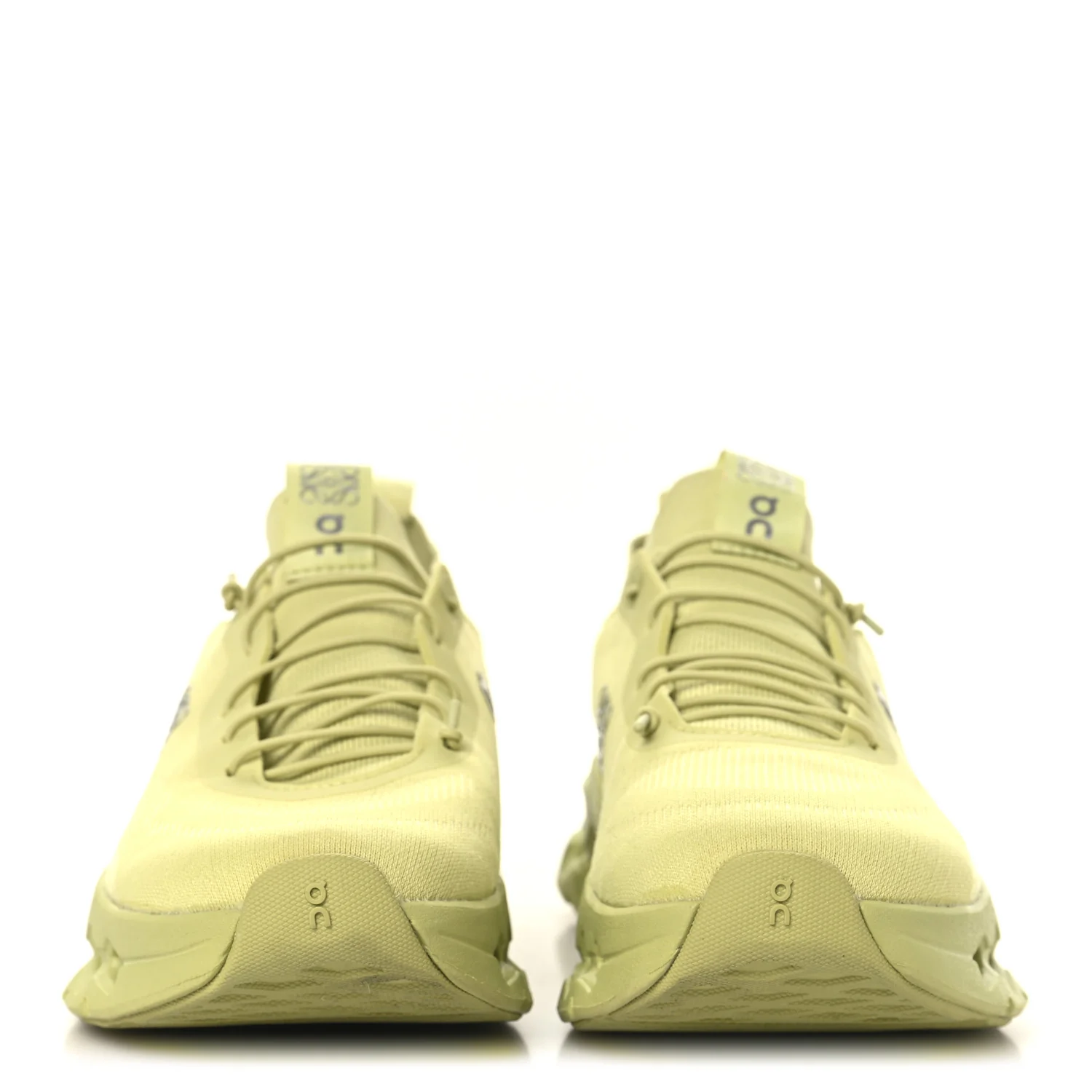 X ON Canvas Mesh Womens Cloudtilt Sneakers 38 Lime Green - Image 3