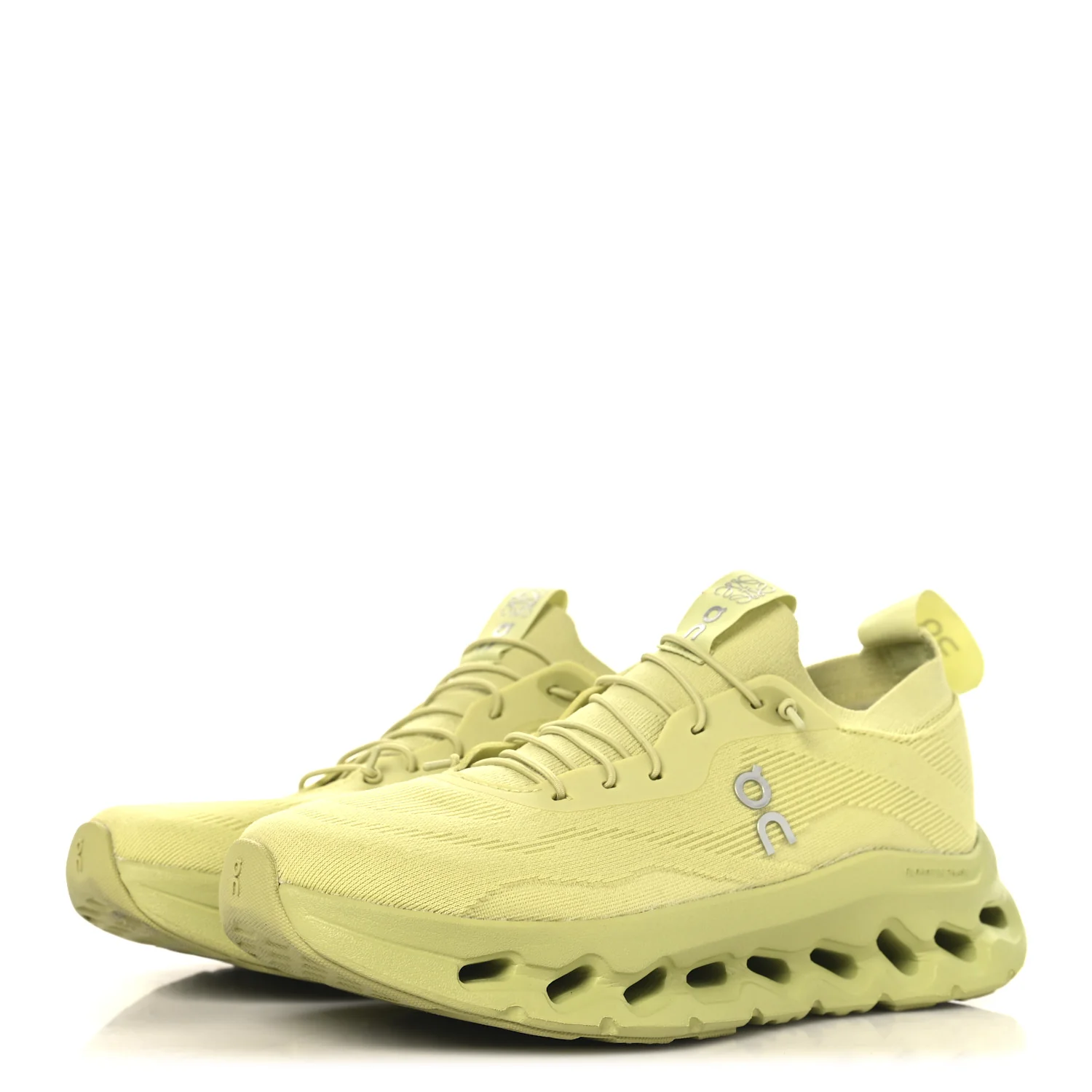 X ON Canvas Mesh Womens Cloudtilt Sneakers 38 Lime Green - Image 4