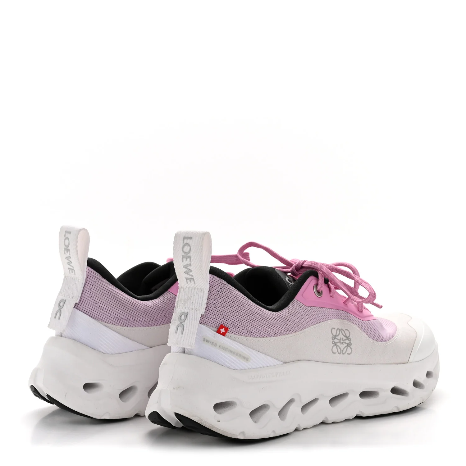 X ON Recycled Polyester Womens Cloudtilt 2.0 Sneakers 39 Pink White - Image 5