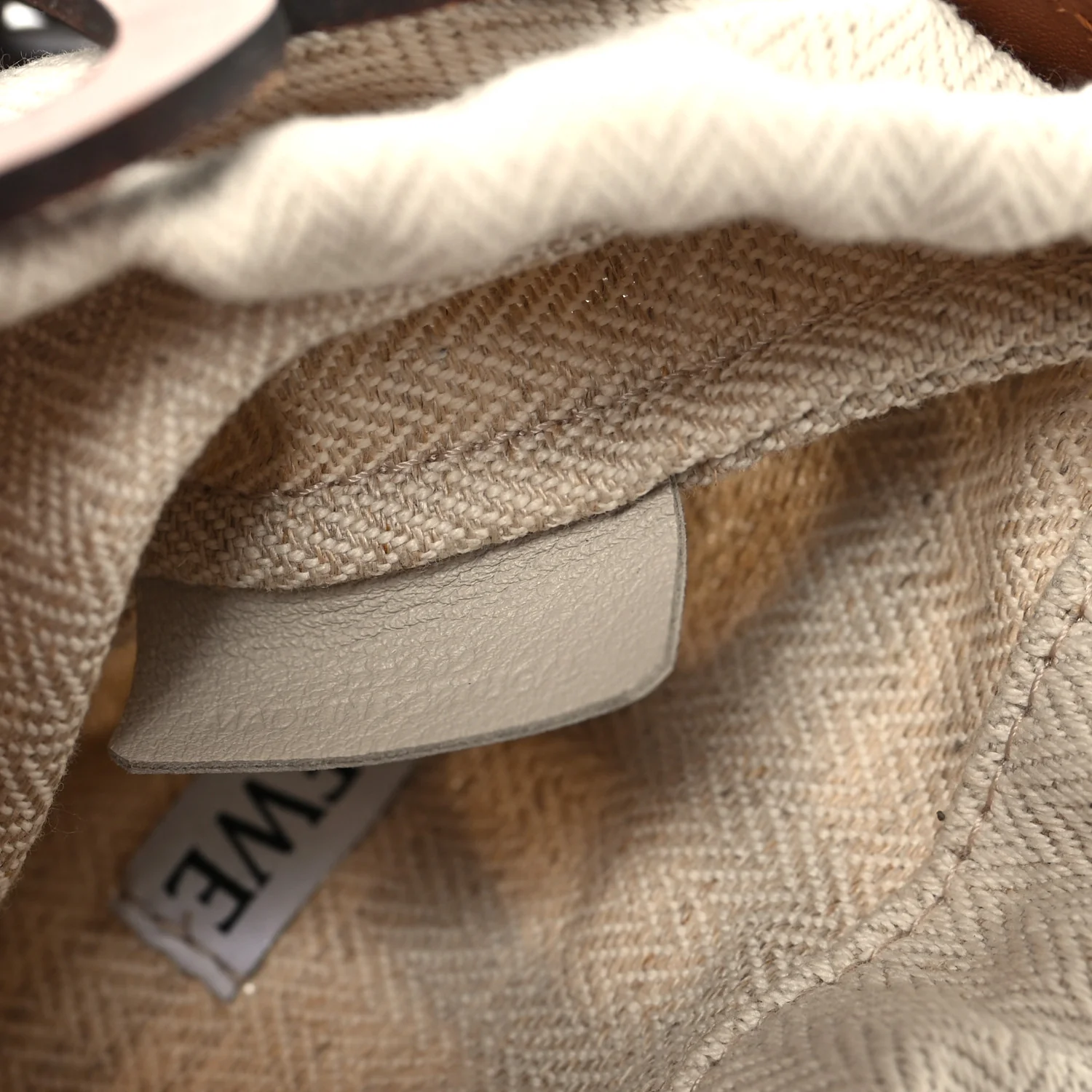 x Paula's Ibiza Cutout Anagram Pocket Crossbody Bag Tan - Image 7