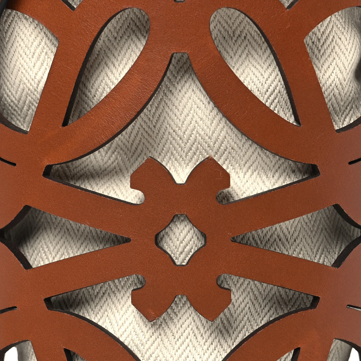 x Paula's Ibiza Cutout Anagram Pocket Crossbody Bag Tan - Image 8