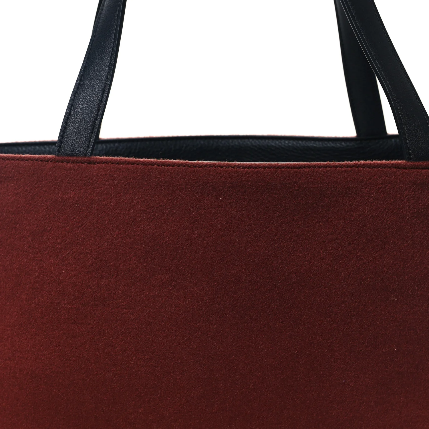 Butter Calfskin Cashmere Neo Inside Out Tote Black - Image 14