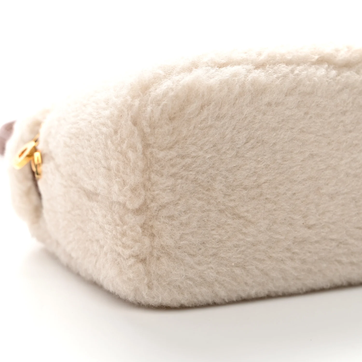 CashFur Calfskin L19 Extra Pocket Pouch Ancient Paper - Image 8