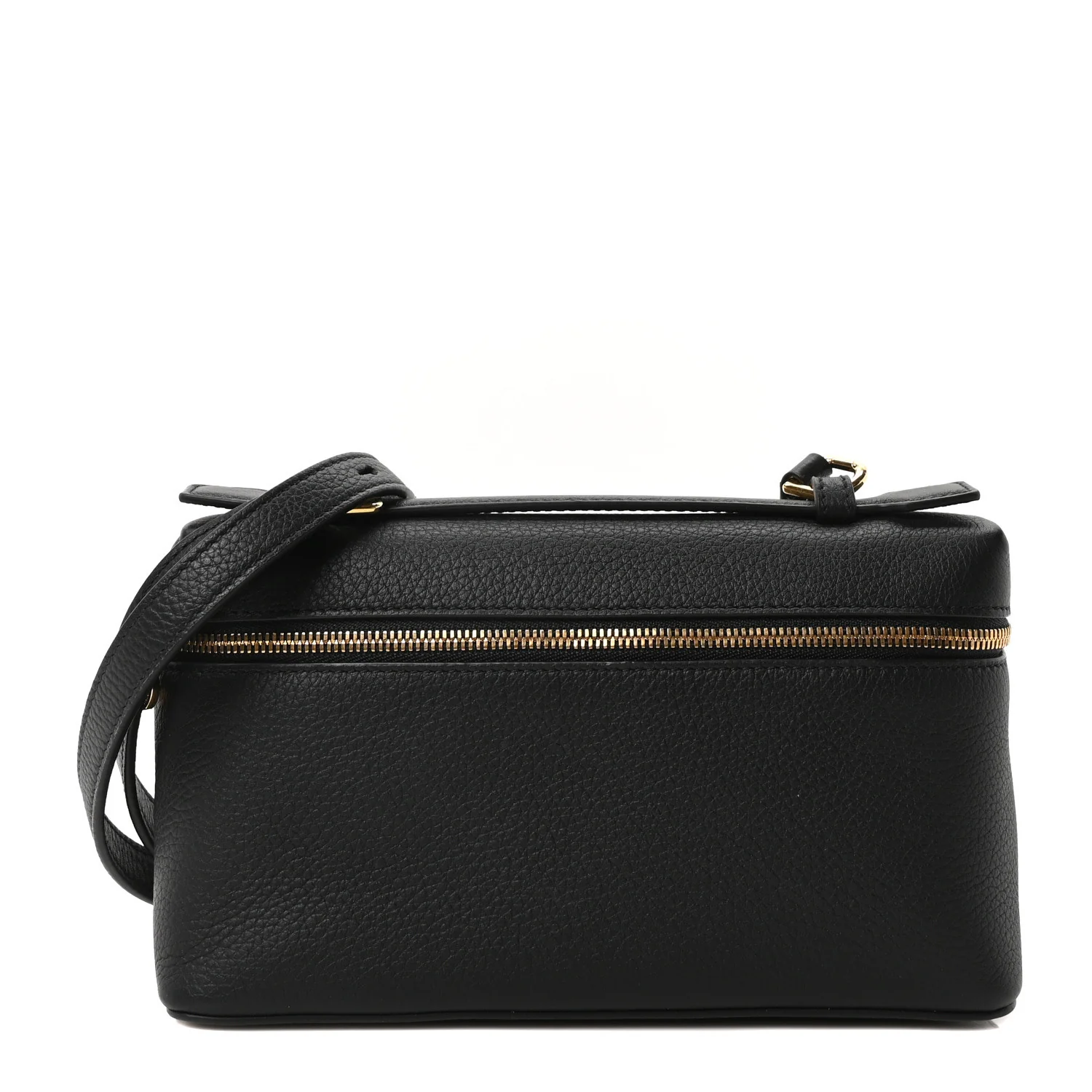 Grained Calfskin L19 Extra Pocket Pouch Black