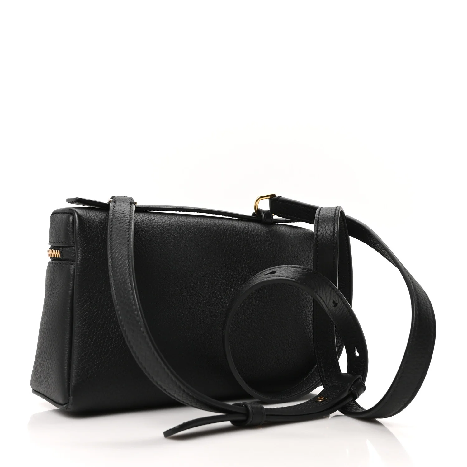 Grained Calfskin L19 Extra Pocket Pouch Black - Image 3