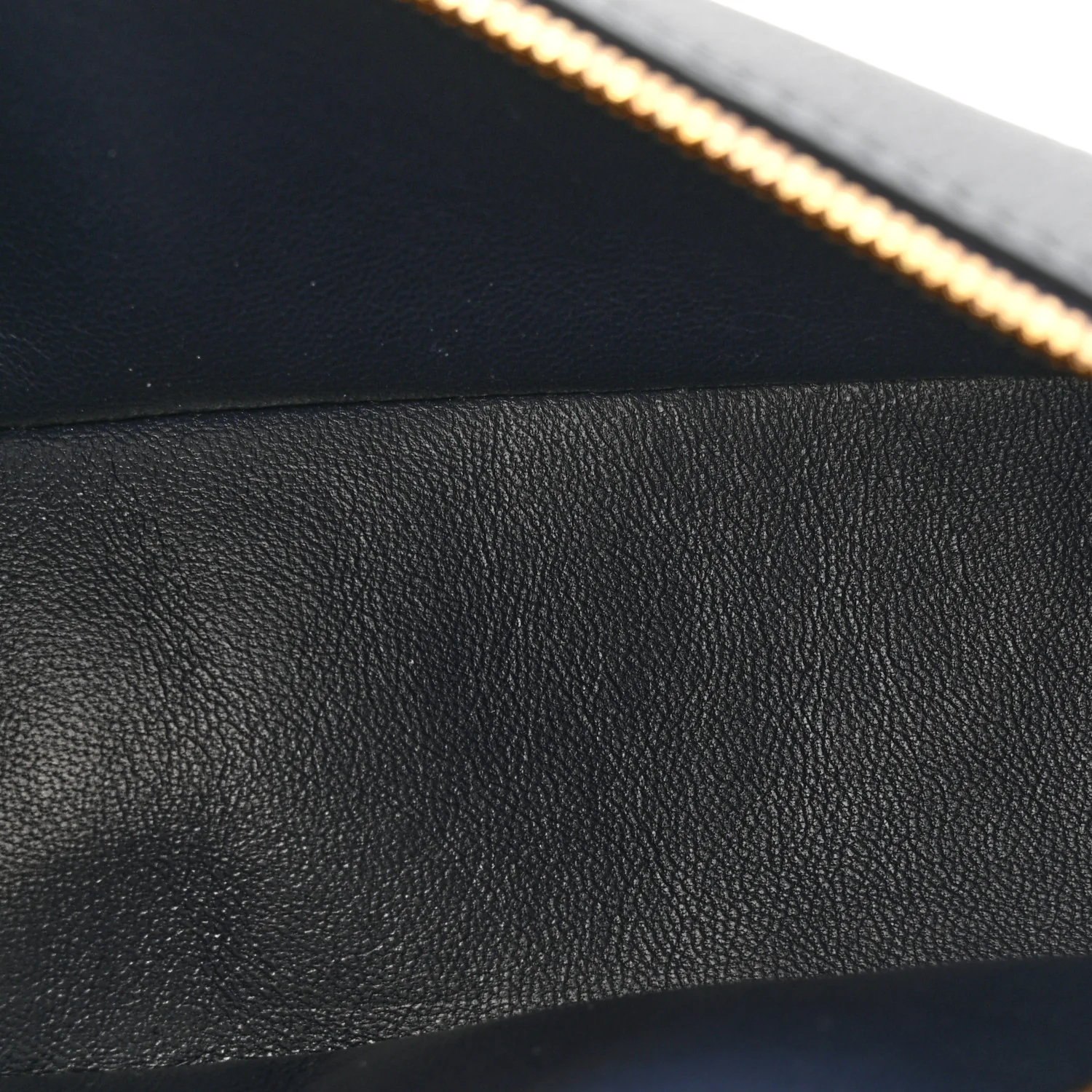 Grained Calfskin L19 Extra Pocket Pouch Navy Blue - Image 5