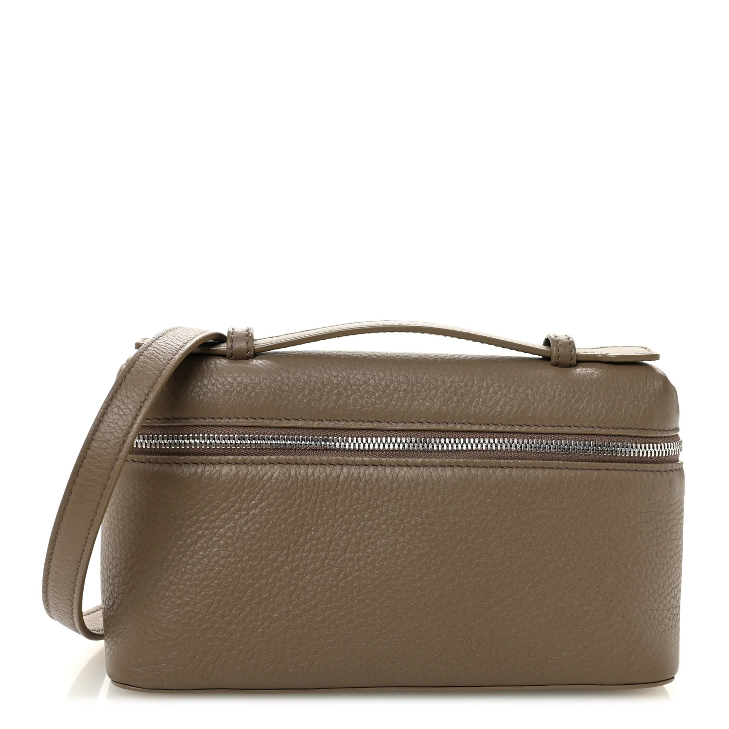 Grained Calfskin L19 Extra Pocket Pouch Warm Mastic