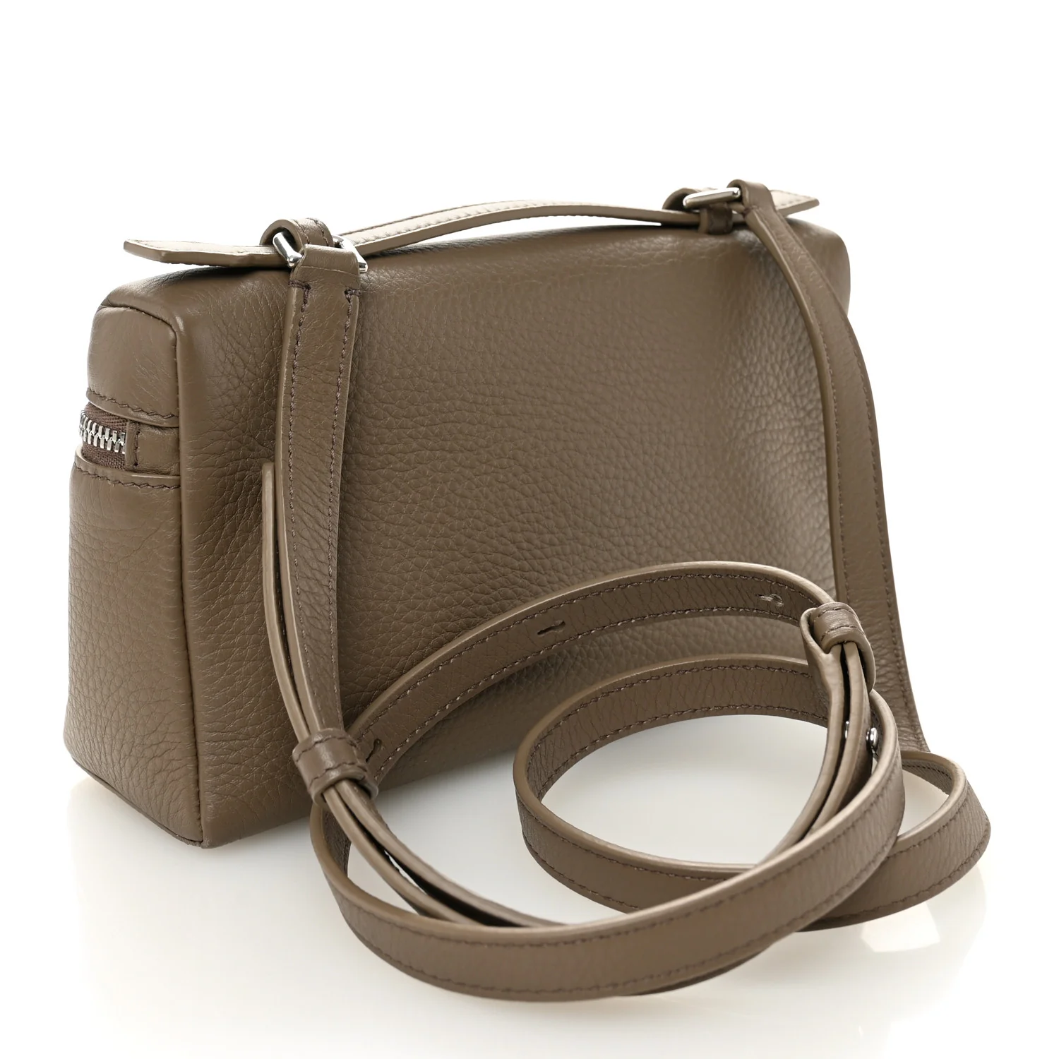 Grained Calfskin L19 Extra Pocket Pouch Warm Mastic - Image 3