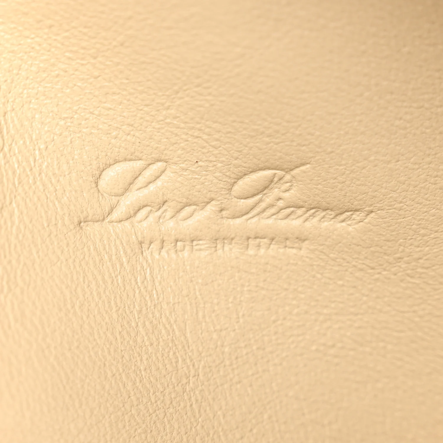 Grained Calfskin L19 Extra Pocket Pouch Warm Mastic - Image 6