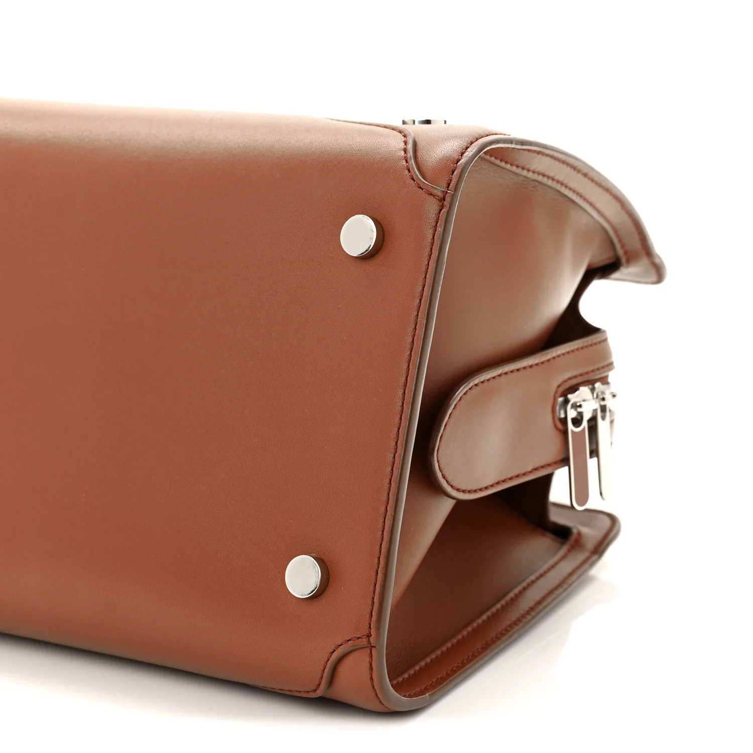 Smooth Calfskin Medium Sesia Kummel - Image 9