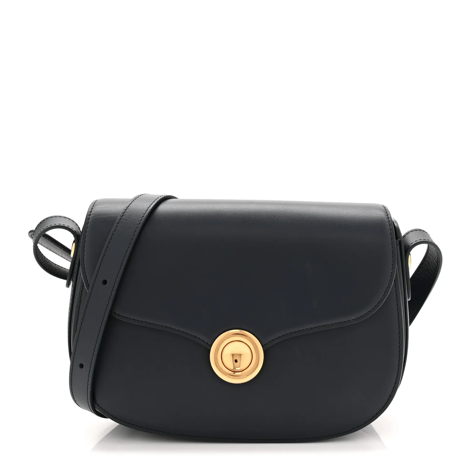Smooth Calfskin Small Ghiera Bag Navy