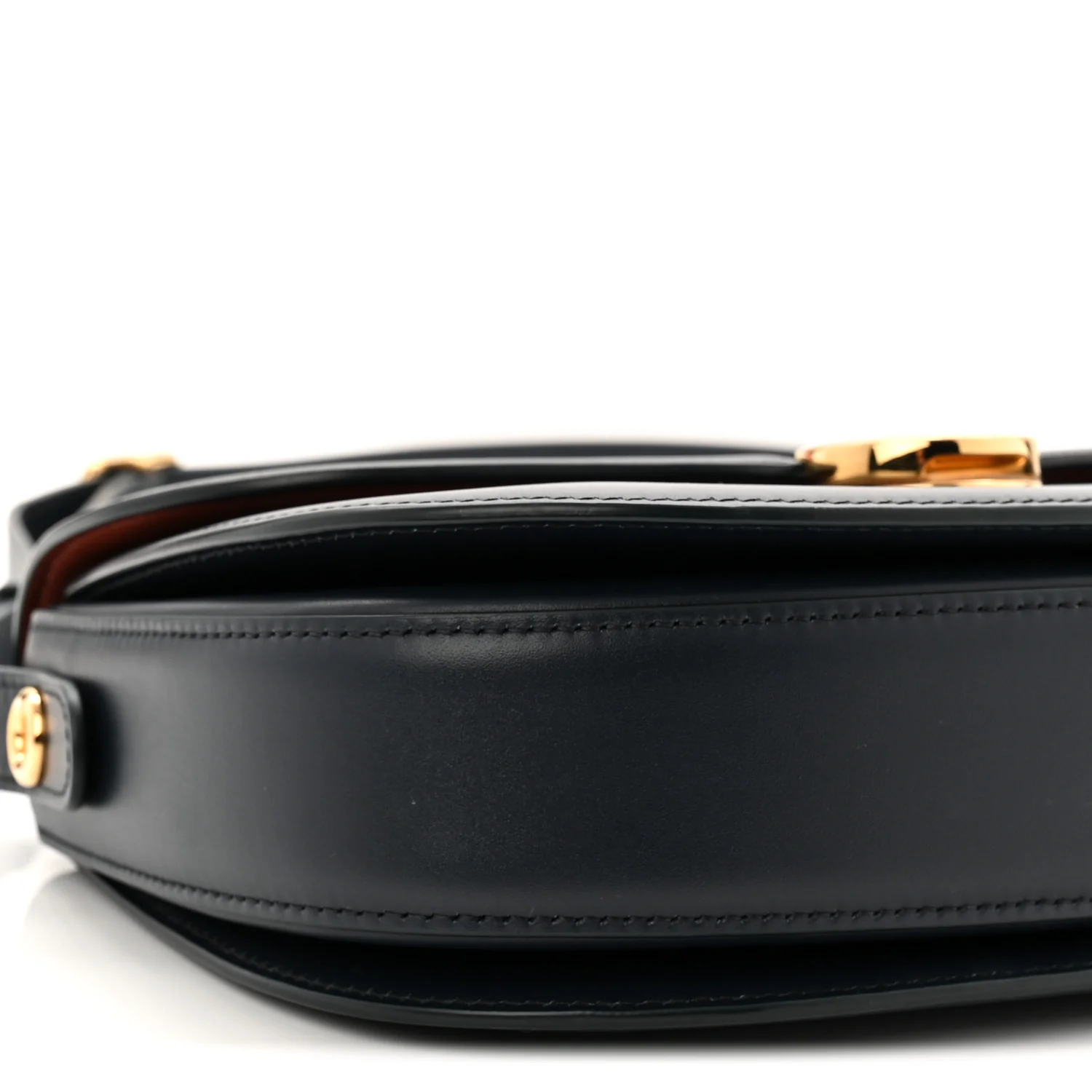 Smooth Calfskin Small Ghiera Bag Navy - Image 8