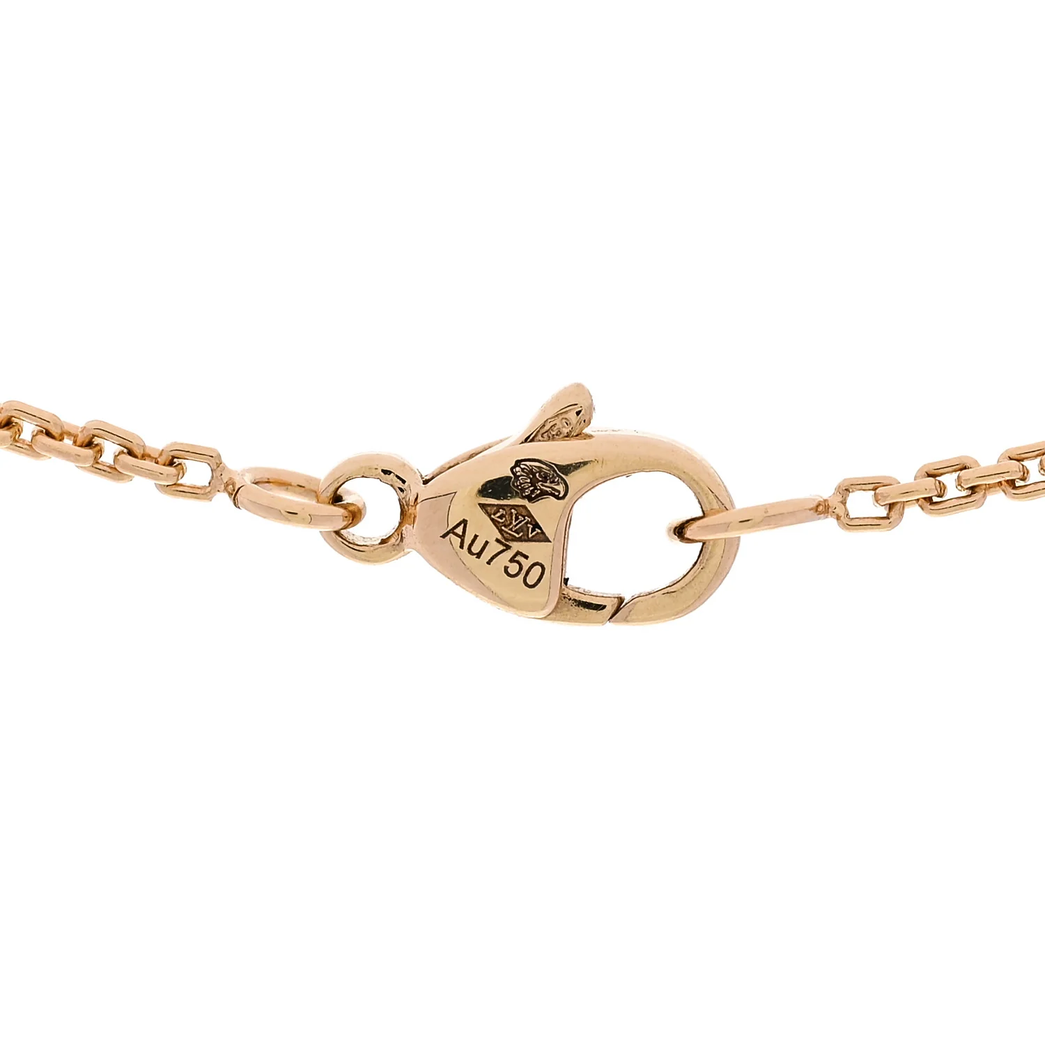 18K Yellow Gold Diamond Idylle Blossom Pendant Necklace - Image 5