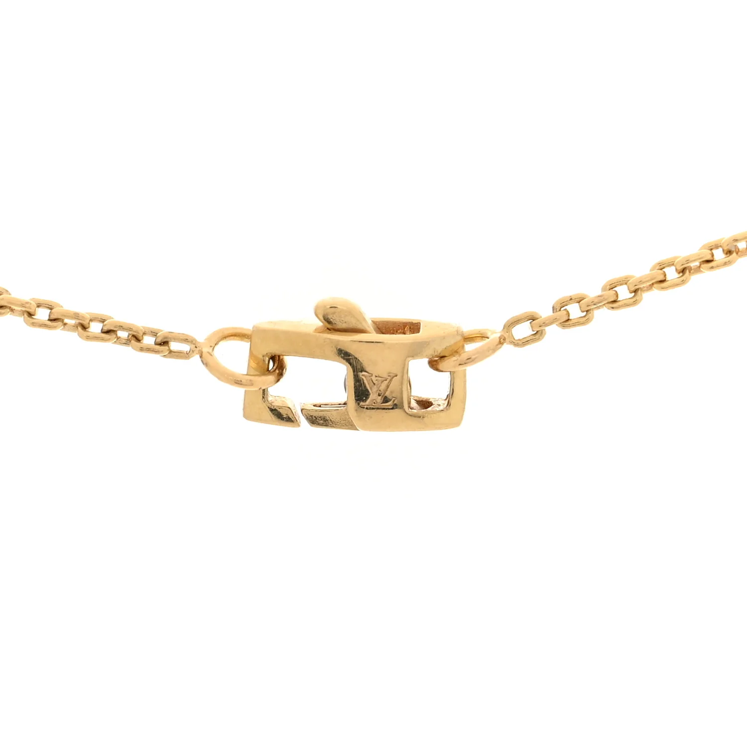 18K Yellow Gold Diamond Idylle Blossom Pendant Necklace - Image 4
