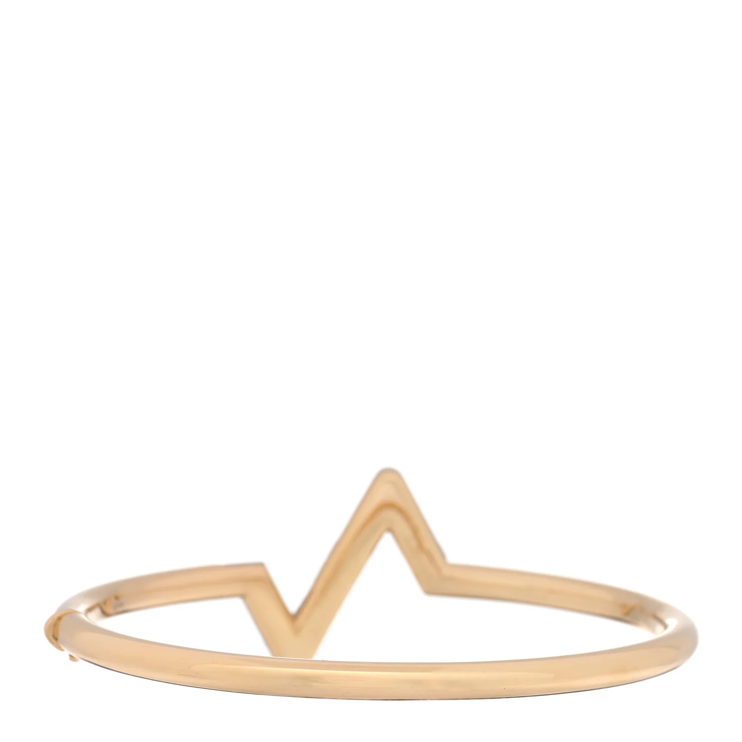 18K Yellow White Gold Diamond Volt Upside Down Bracelet - Image 2