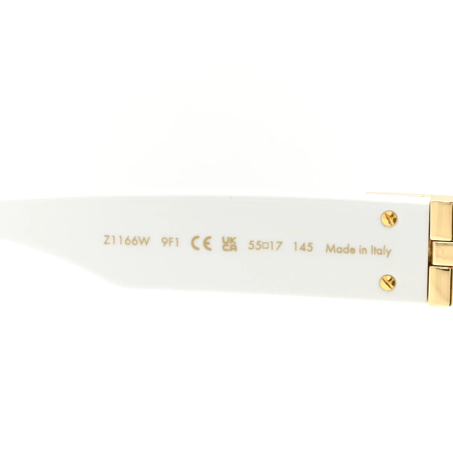 Acetate 1.1 Millionaires Z1166W Sunglasses White - Image 6