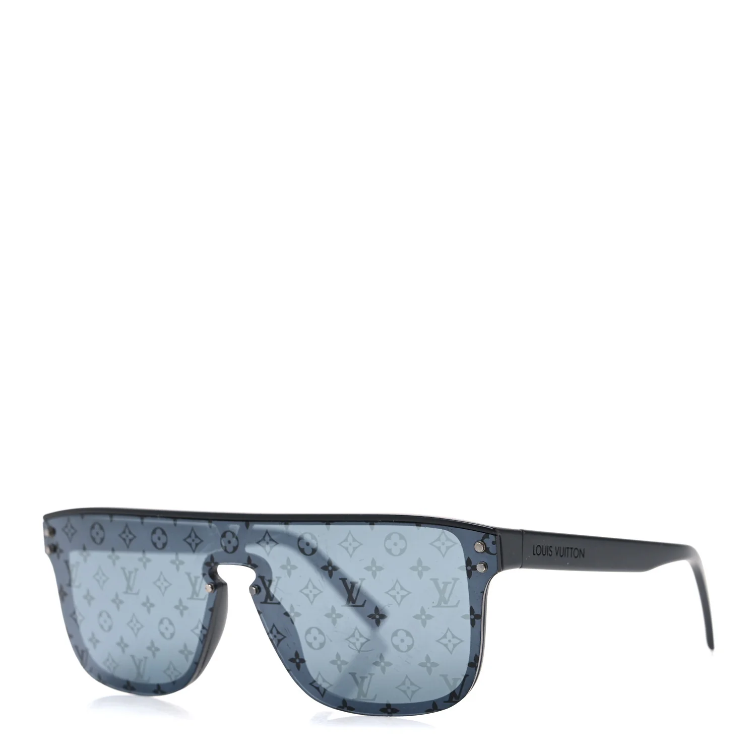 Acetate LV Waimea Square Sunglasses Z1082W Black