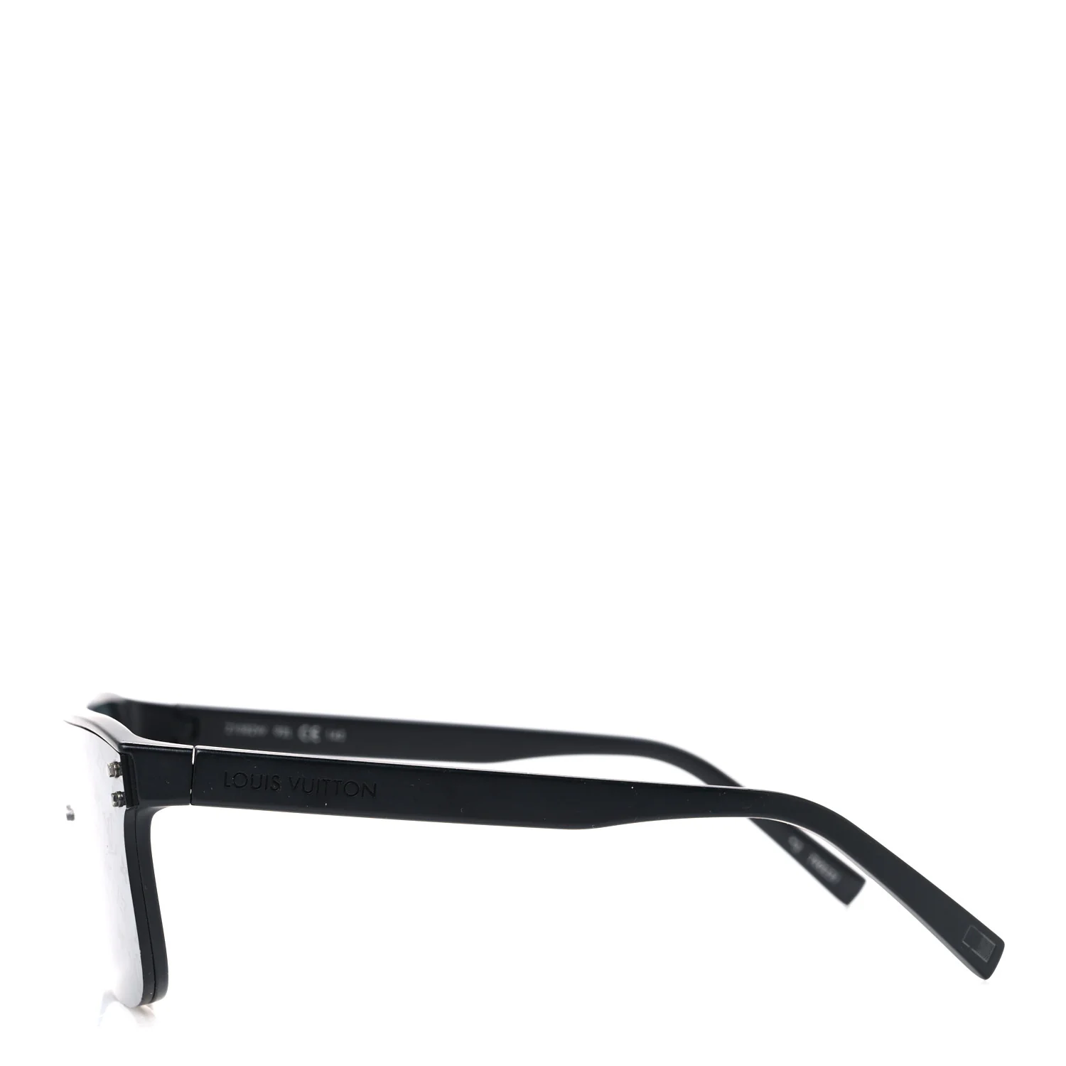 Acetate LV Waimea Square Sunglasses Z1082W Black - Image 3