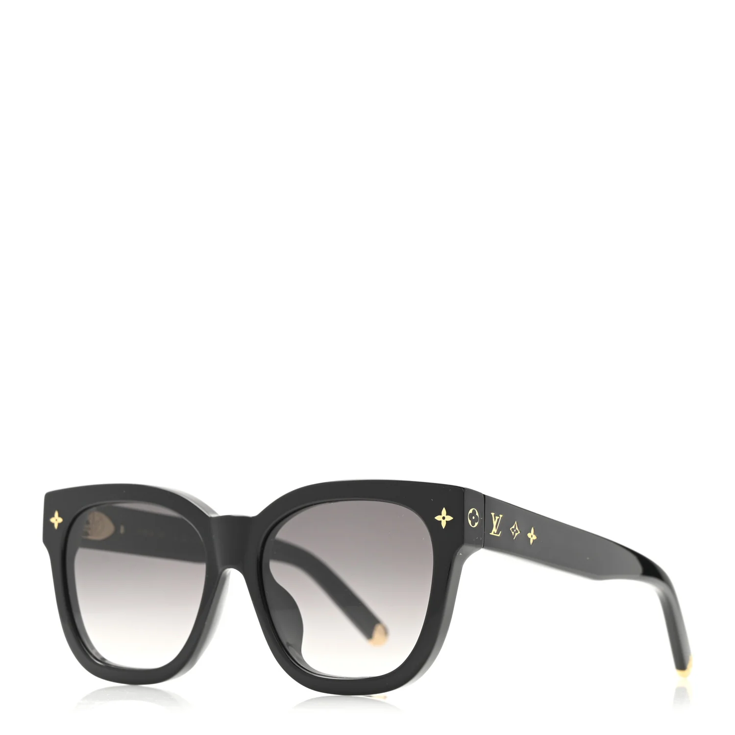 Acetate My Monogram Square Sunglasses Z1523E Black