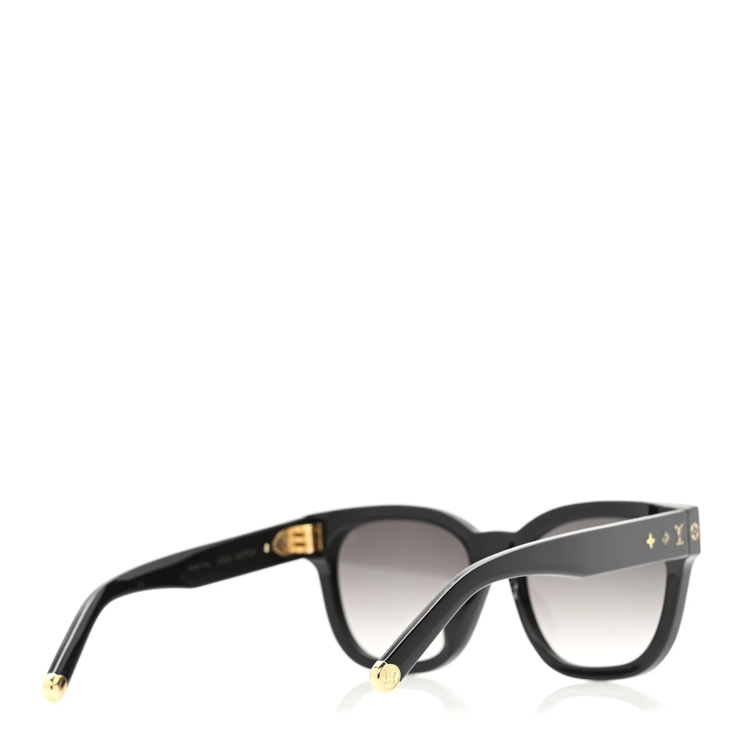 Acetate My Monogram Square Sunglasses Z1523E Black - Image 4