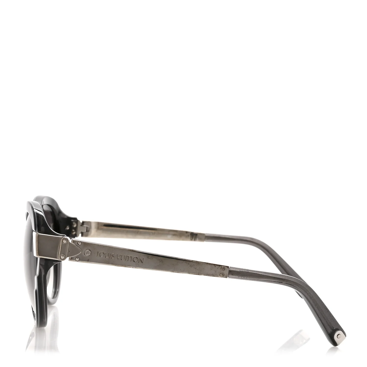 Acetate Petit Soupcon Cat Eye Sunglasses Z0489W Black - Image 3
