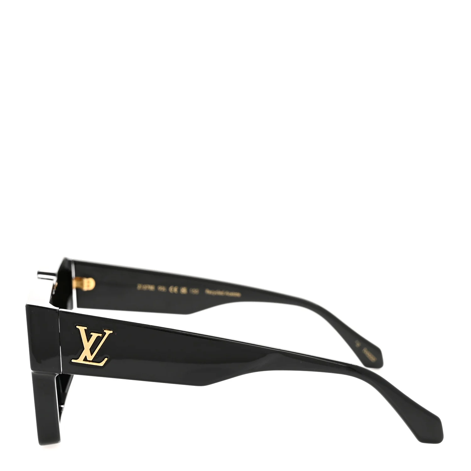 Acetate Swarovski Crystal Cyclone Sunglasses Z1578E Black - Image 3