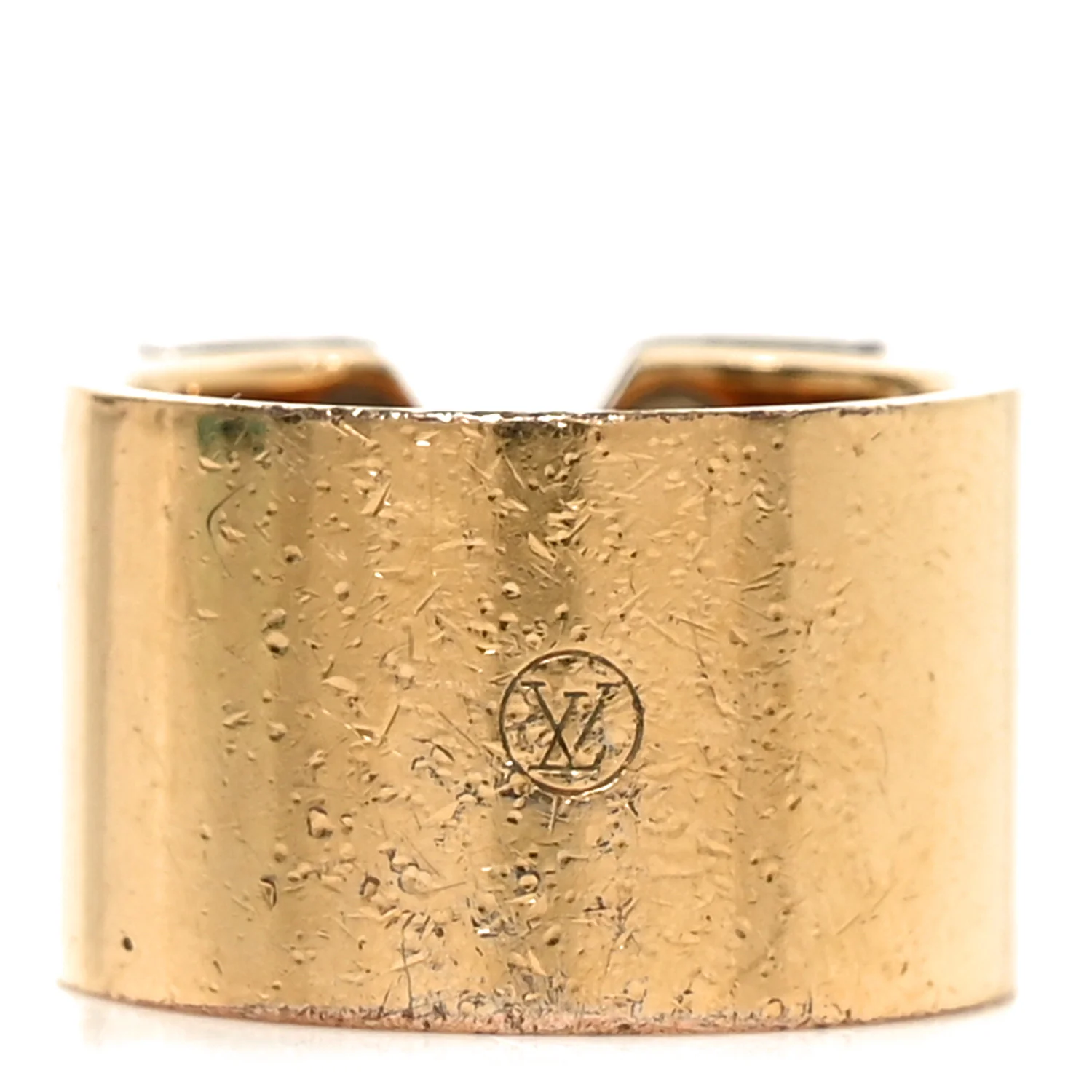 Brass Essential V Ring M 54 6.75 Gold Silver - Image 3