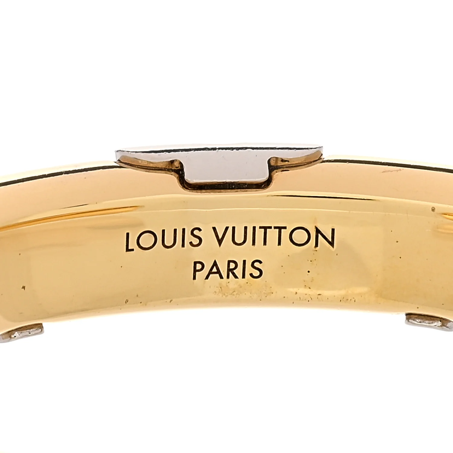 Brass Monogram Flower Cuff S Gold - Image 3