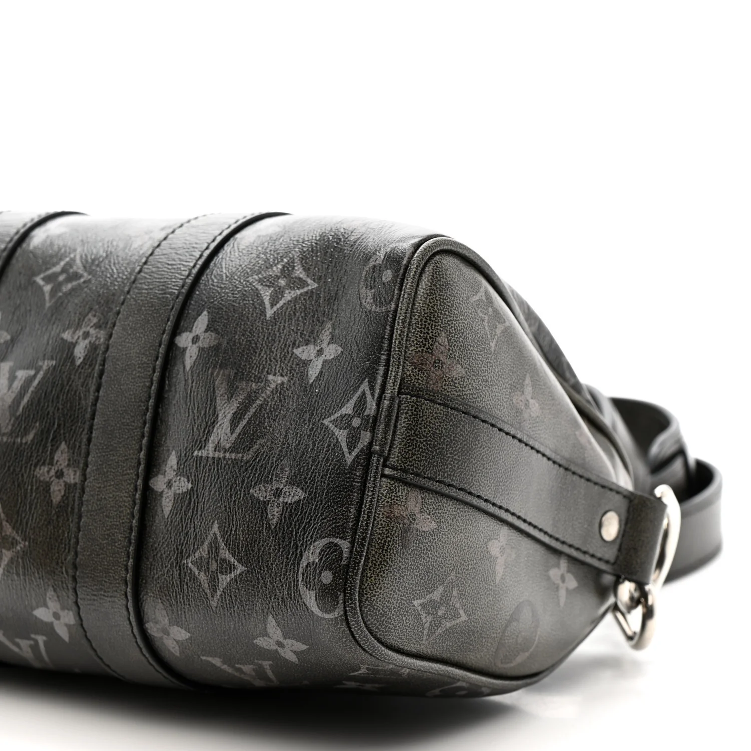 Brushed Monogram Eclipse Keepall Bandouliere 25 - Image 10