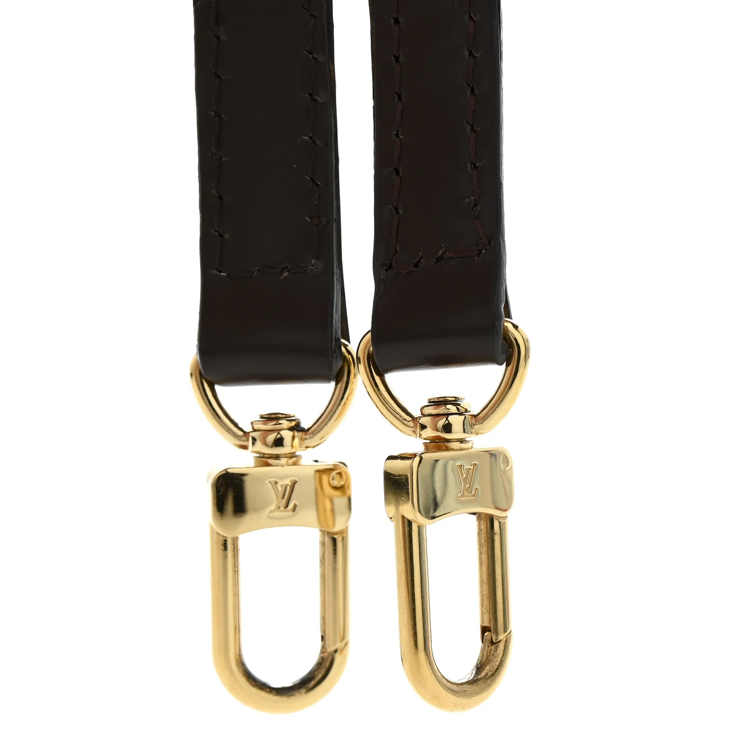 Calfskin 16mm Adjustable Shoulder Strap Brown - Image 3