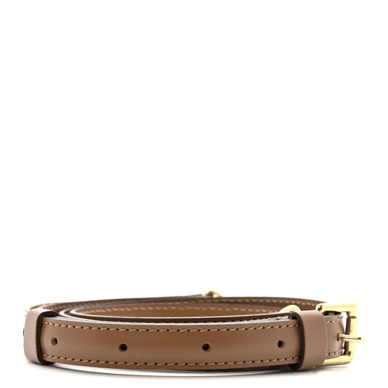 Calfskin 16mm Adjustable Shoulder Strap Brown Brown - Image 2