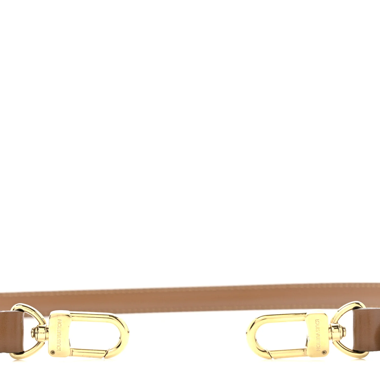 Calfskin 16mm Adjustable Shoulder Strap Brown Brown - Image 3