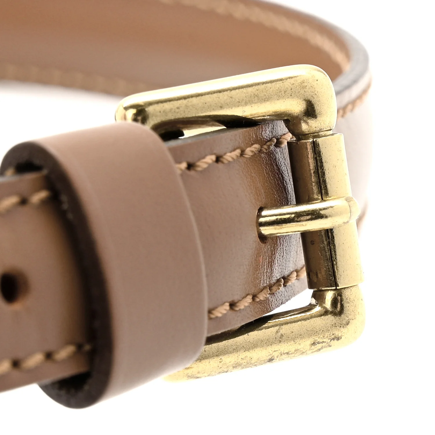 Calfskin 16mm Adjustable Shoulder Strap Brown Brown - Image 4